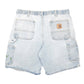 Mens Blue Carhartt Carpenter Denim Shorts