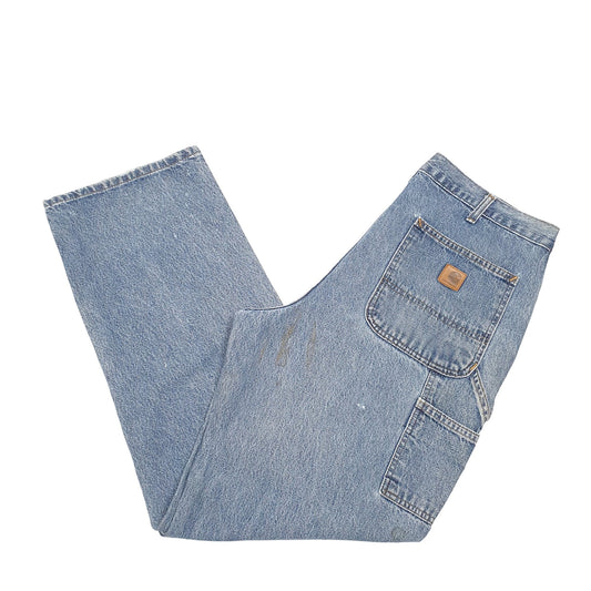 Mens Blue Carhartt Carpenter B13 JeansW36 L32