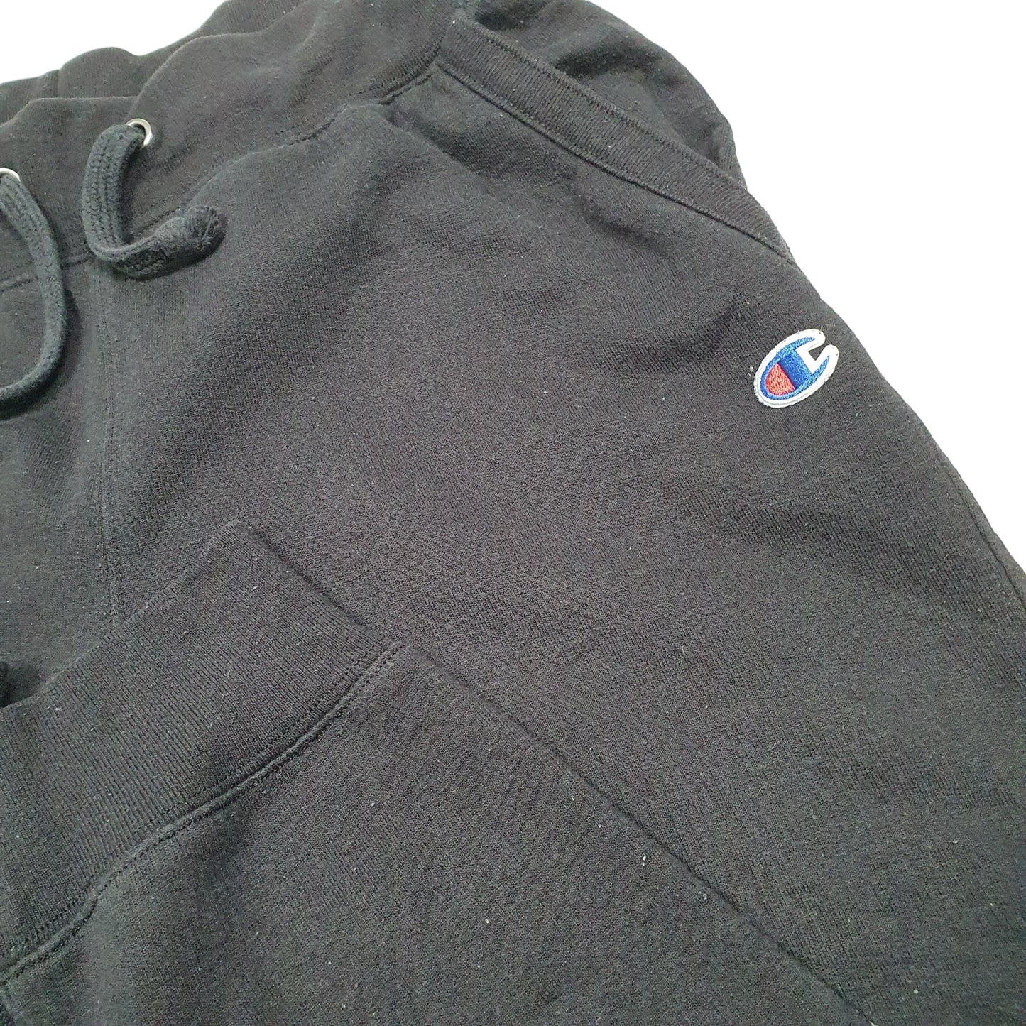 Mens Black Champion  Jogger Trousers
