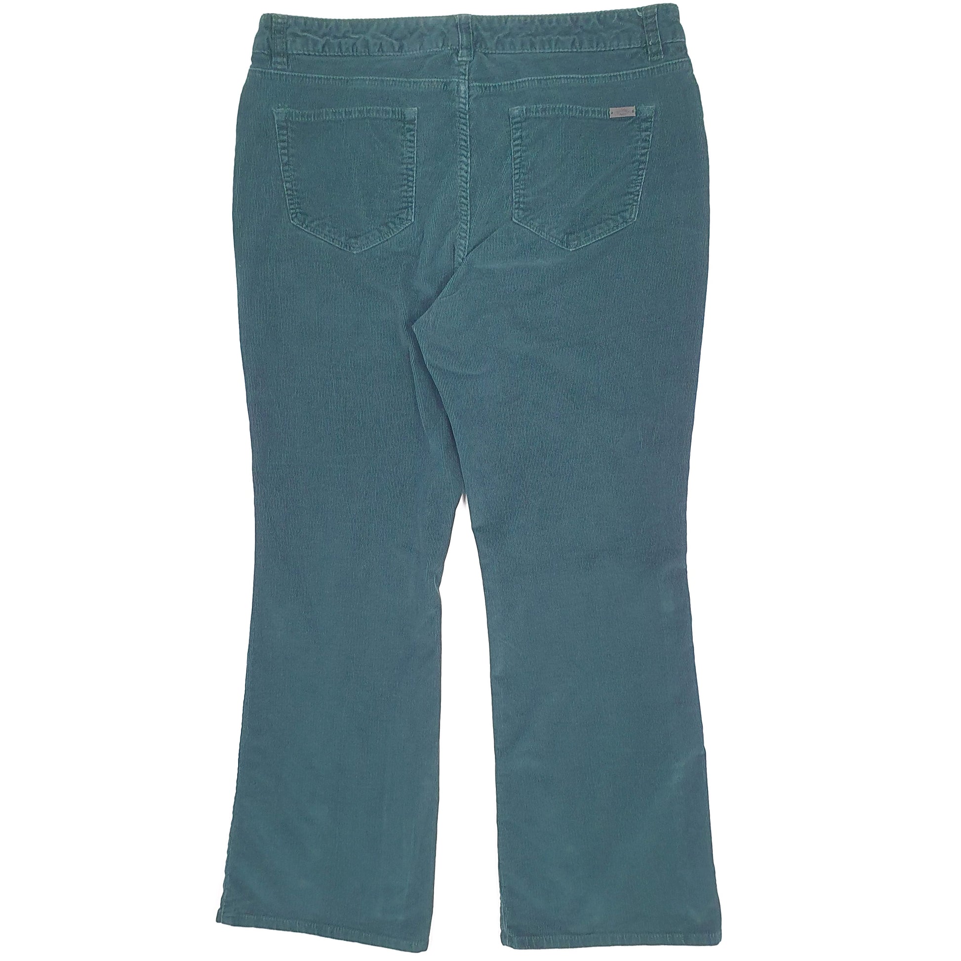 Womens Green LL Bean Vintage Corduroy Trousers