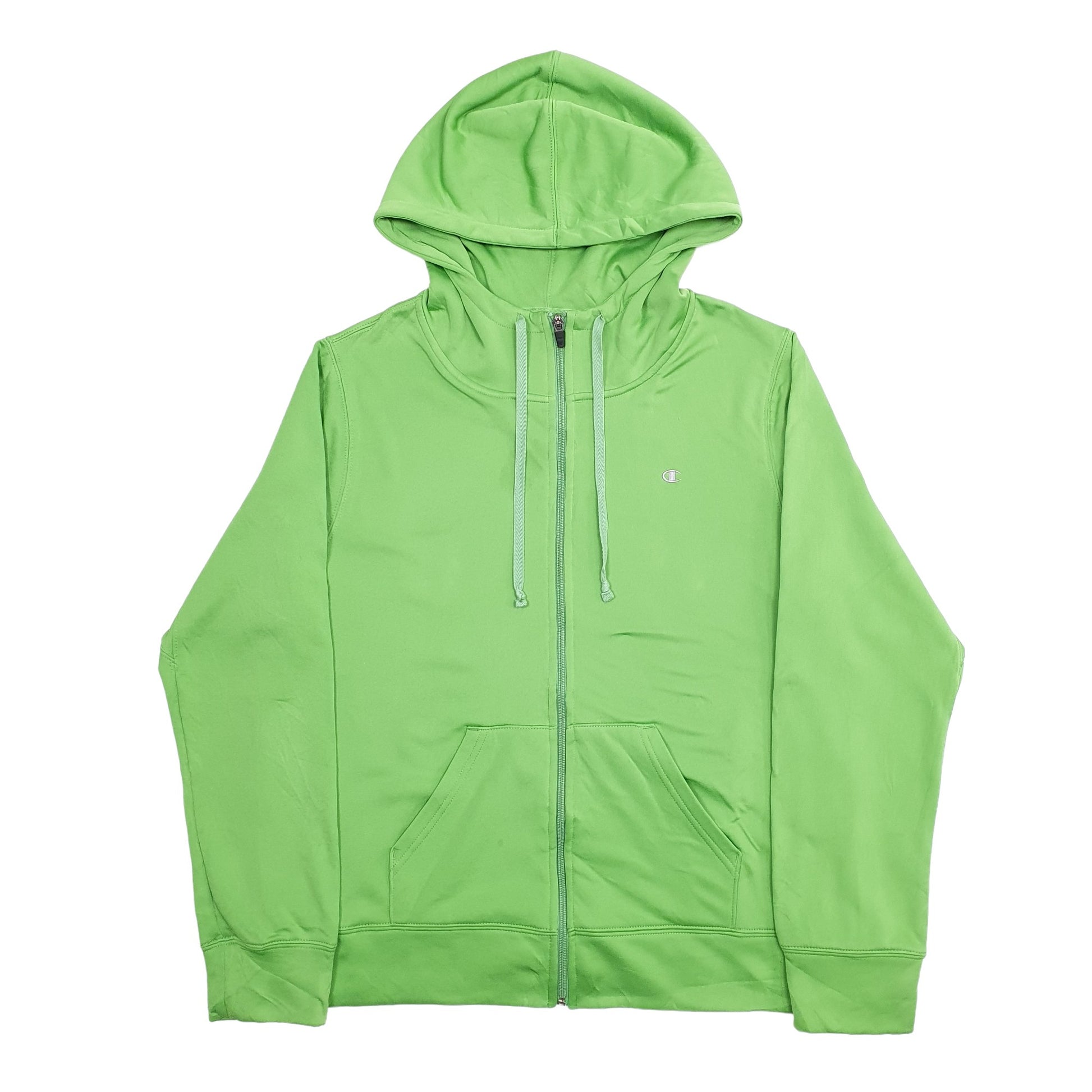 Womens Green Champion Active Sports Hoodie Jumper