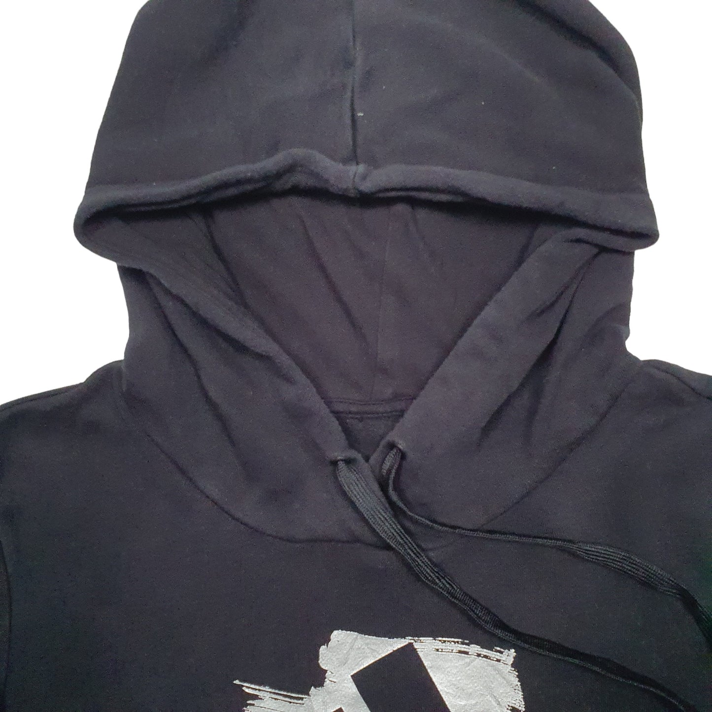 Womens Black Adidas Spellout Hoodie Jumper