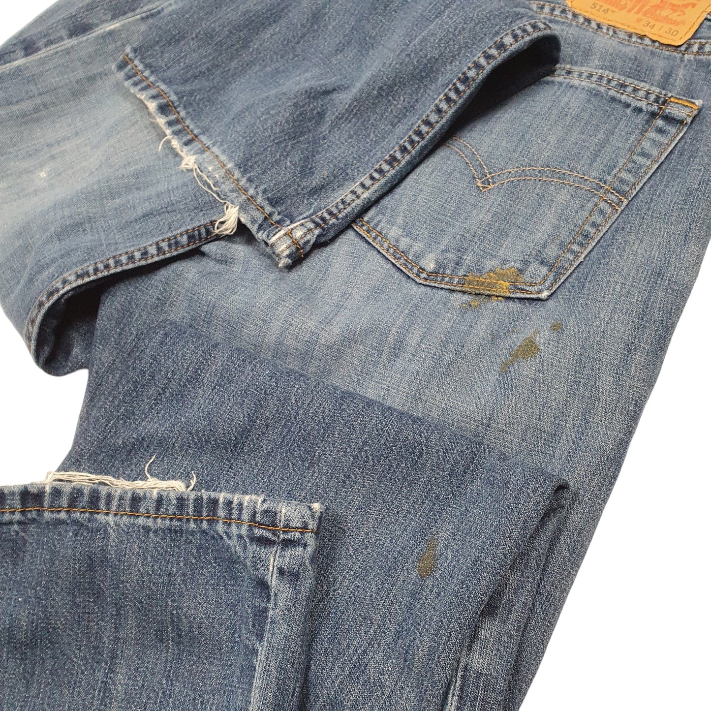 Mens Blue Levis  514 JeansW34 L30