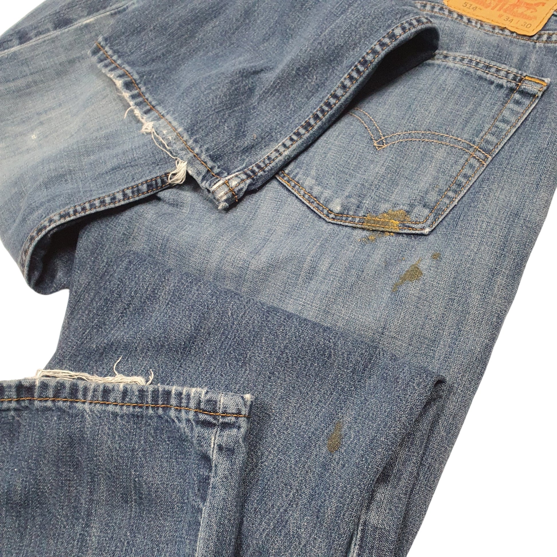 Mens Blue Levis  514 JeansW34 L30