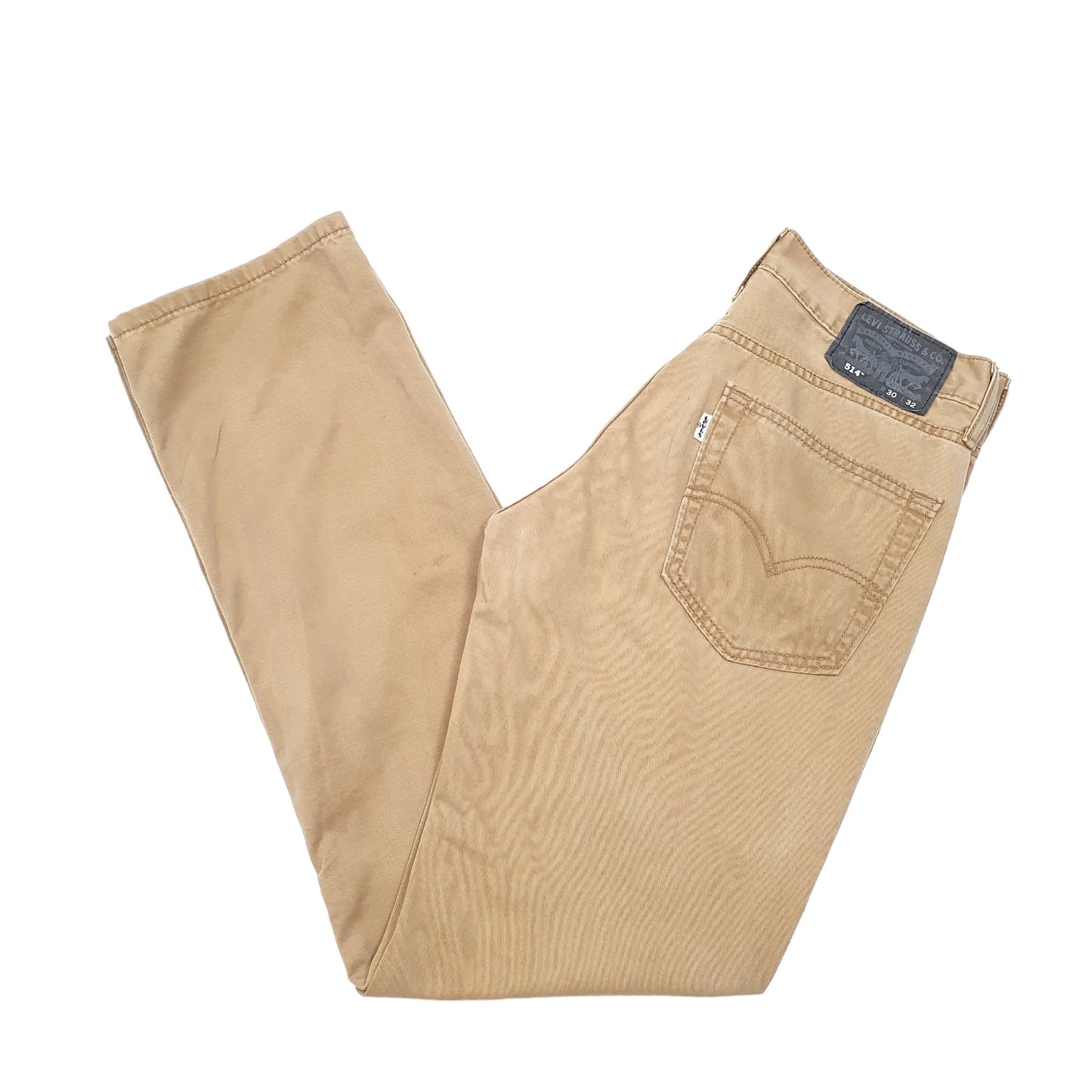 Mens Tan Levis 514 Chino Trousers