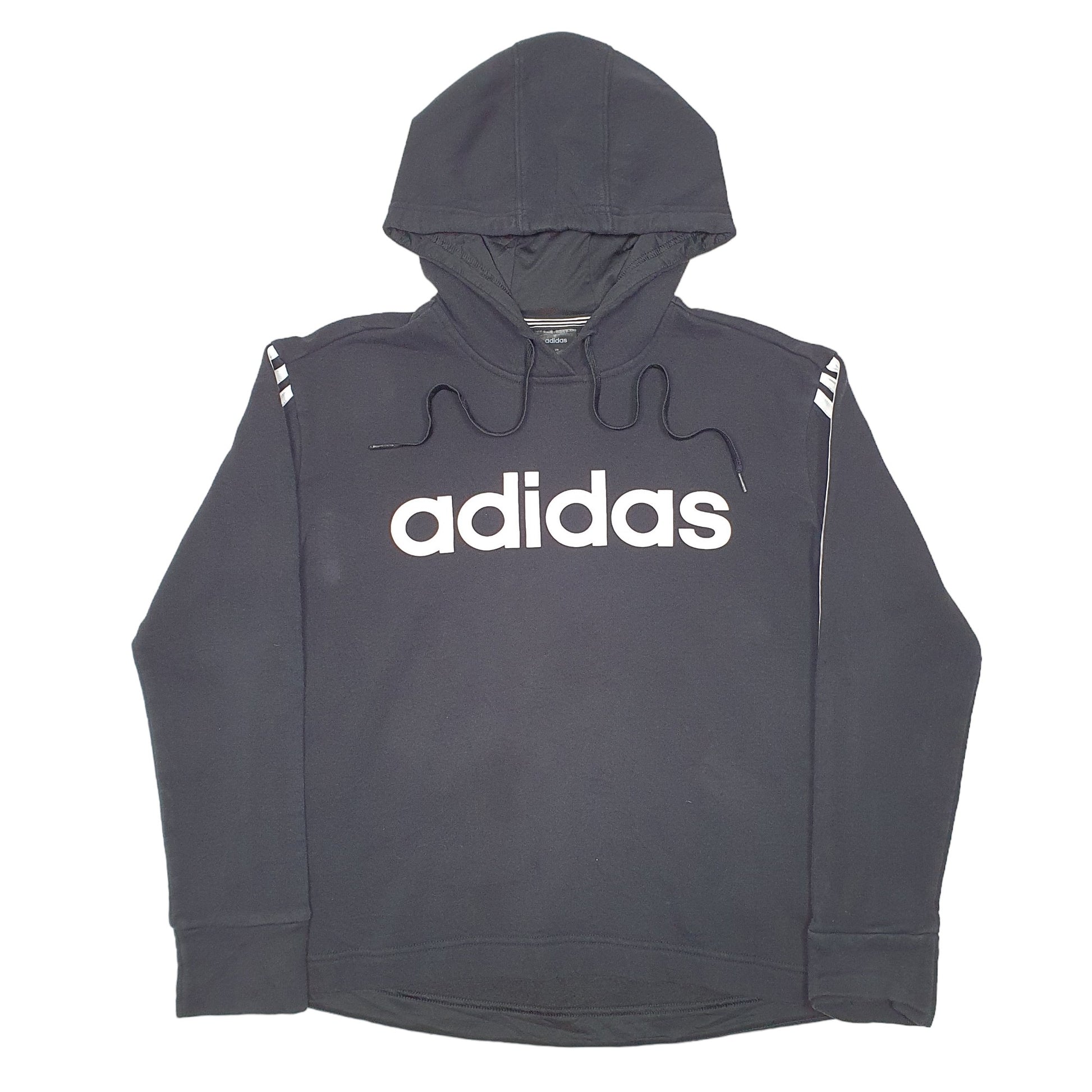 Womens Black Adidas  Hoodie Jumper