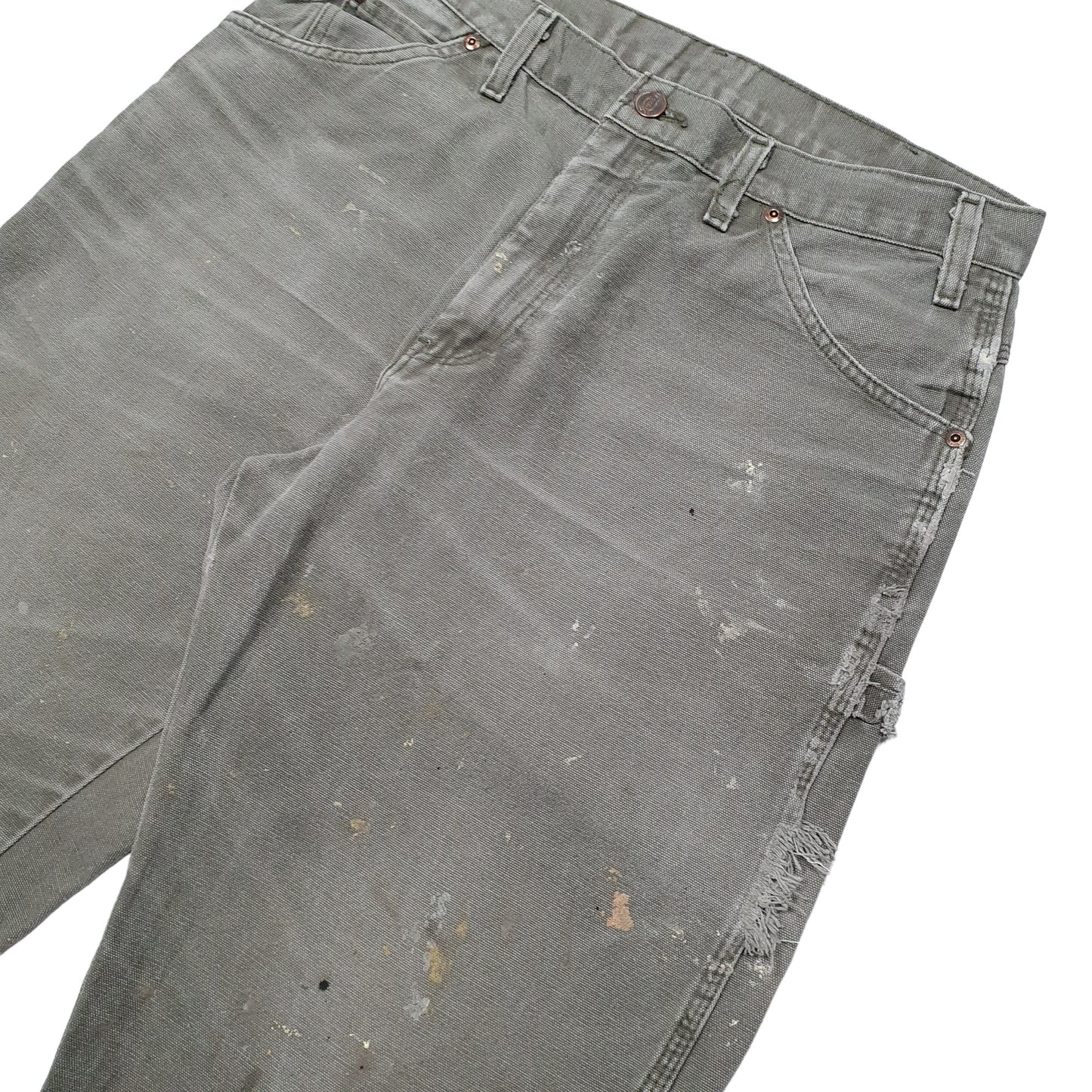 Mens Khaki Dickies  Carpenter Trousers