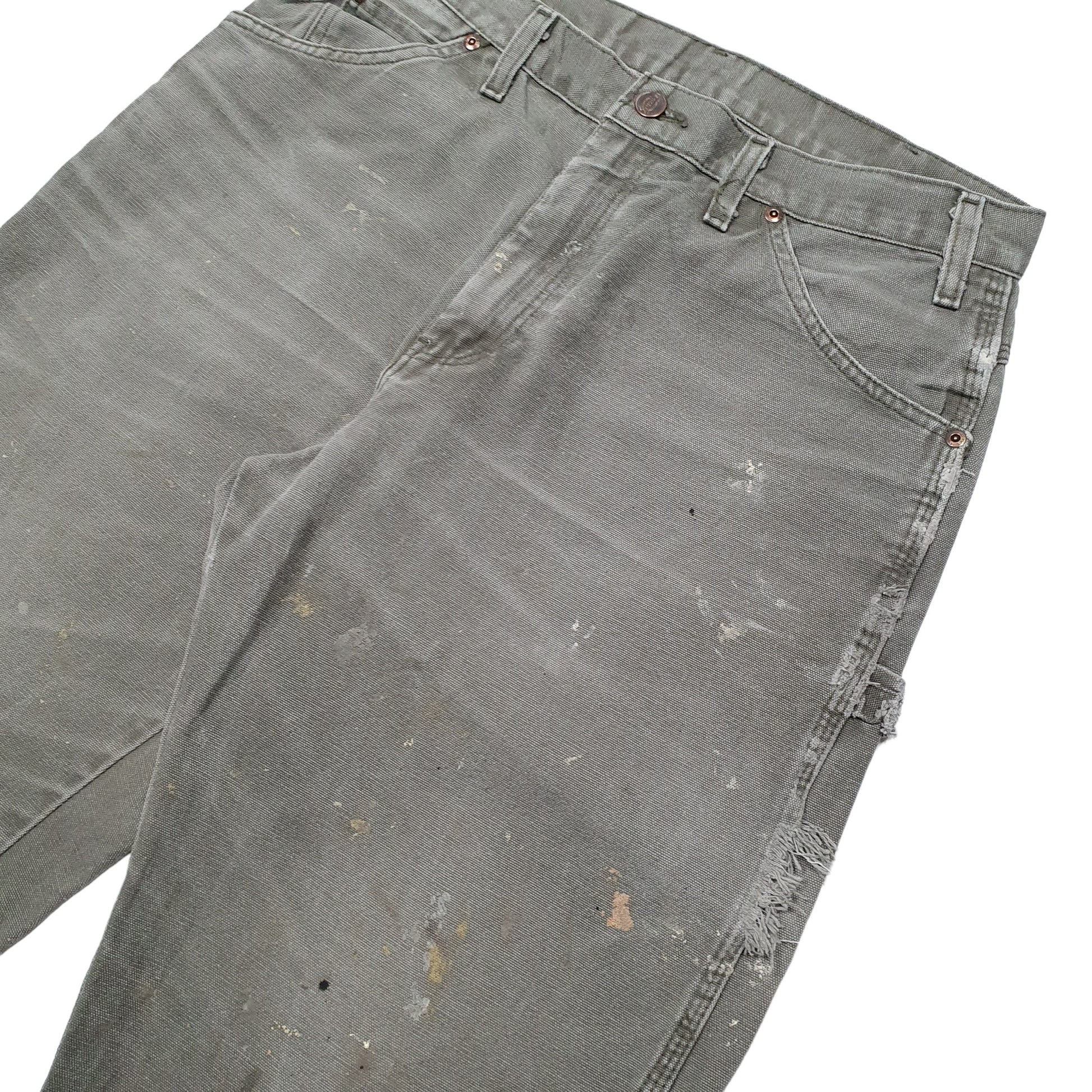 Mens Khaki Dickies  Carpenter Trousers