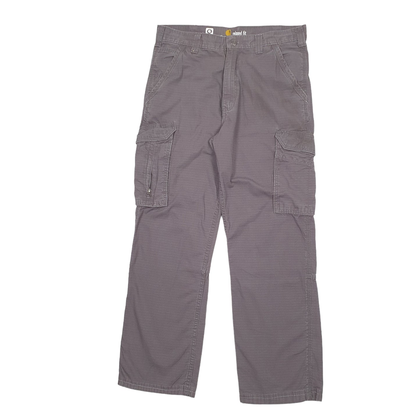 Mens Grey Carhartt Ripstop Cargo Trousers