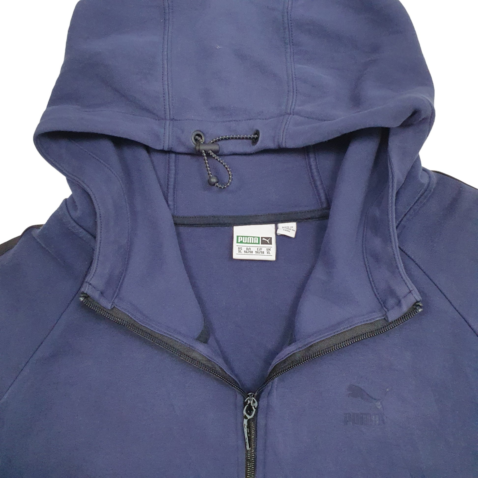 Mens Blue Puma Active Full Zip Jumper