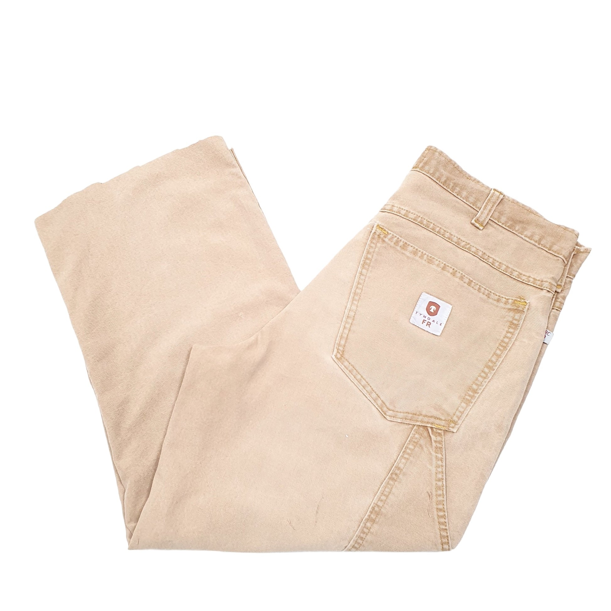 Mens Tan Tyndale Made In USA Cut Offs Carpenter Trousers