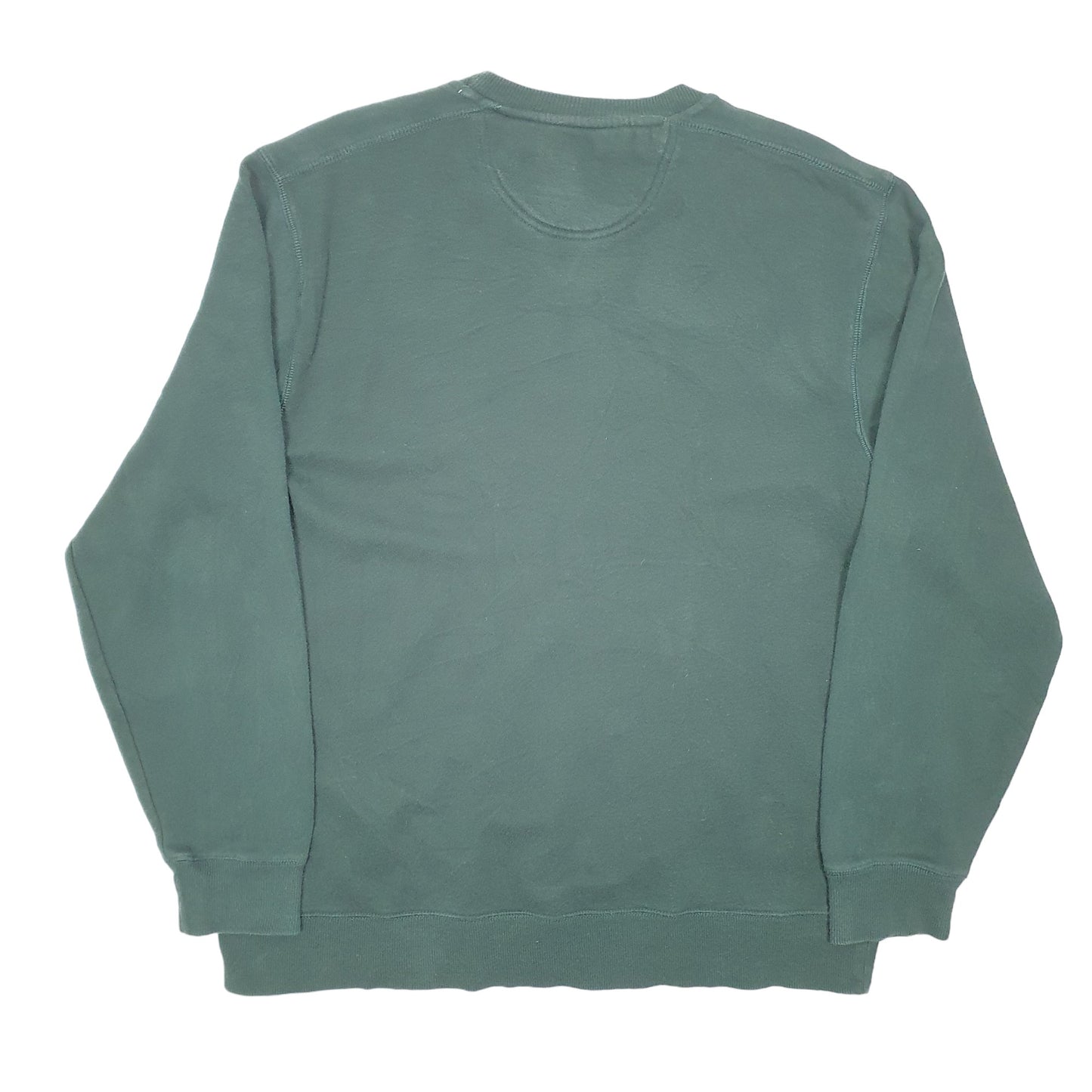 Mens Green Izod  Crewneck Jumper