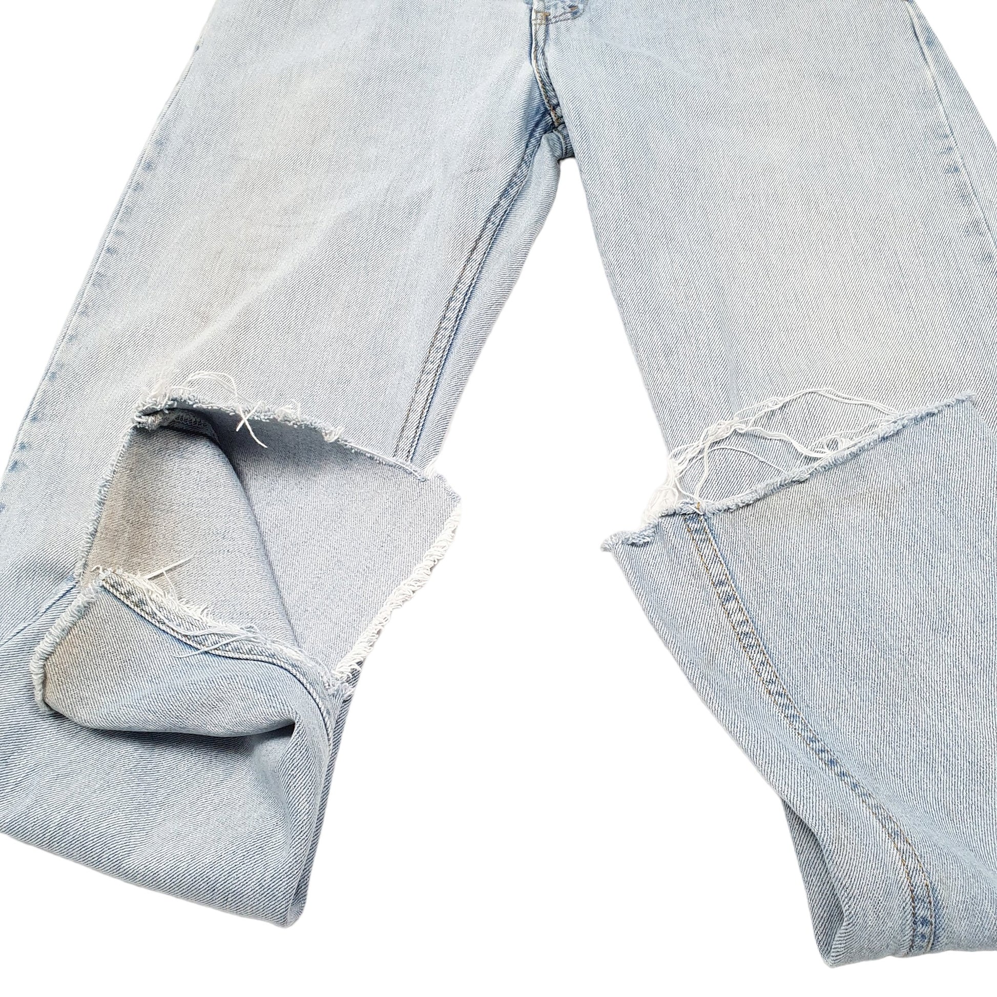 Mens Blue Levis Cut Offs 505 JeansW32 L32