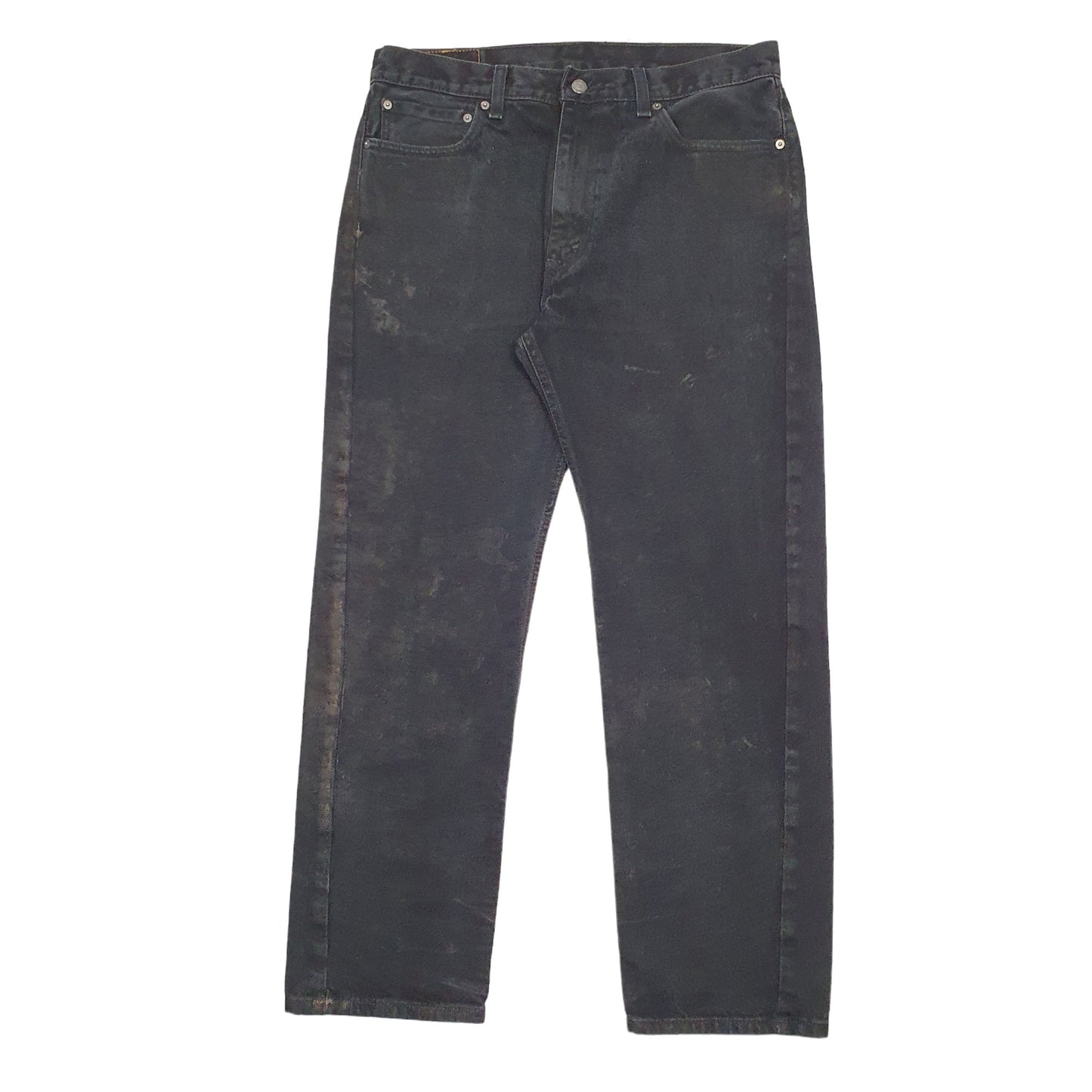 Mens Black Levis  505 JeansW36 L30