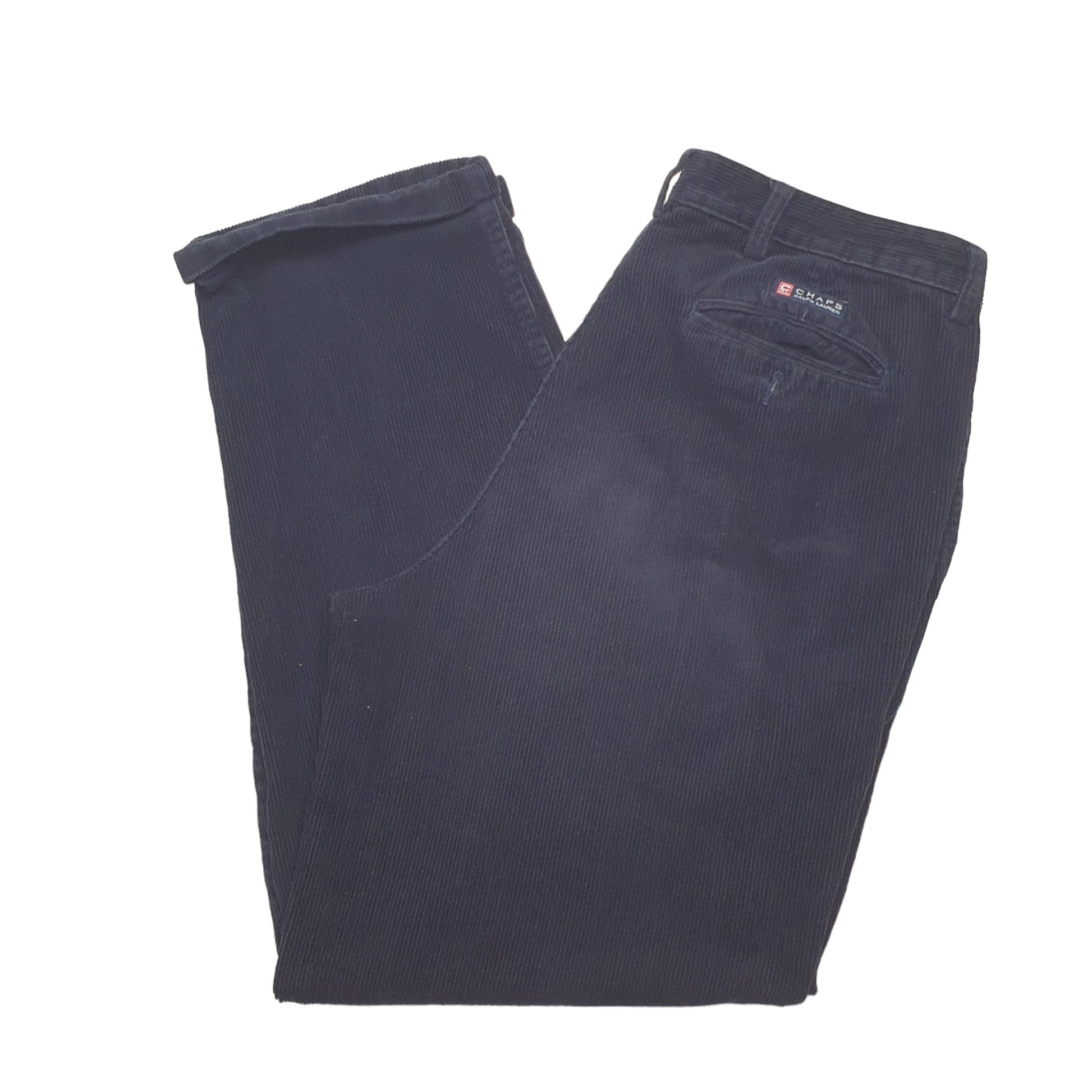 Mens Navy Ralph Lauren Chaps  Corduroy Trousers