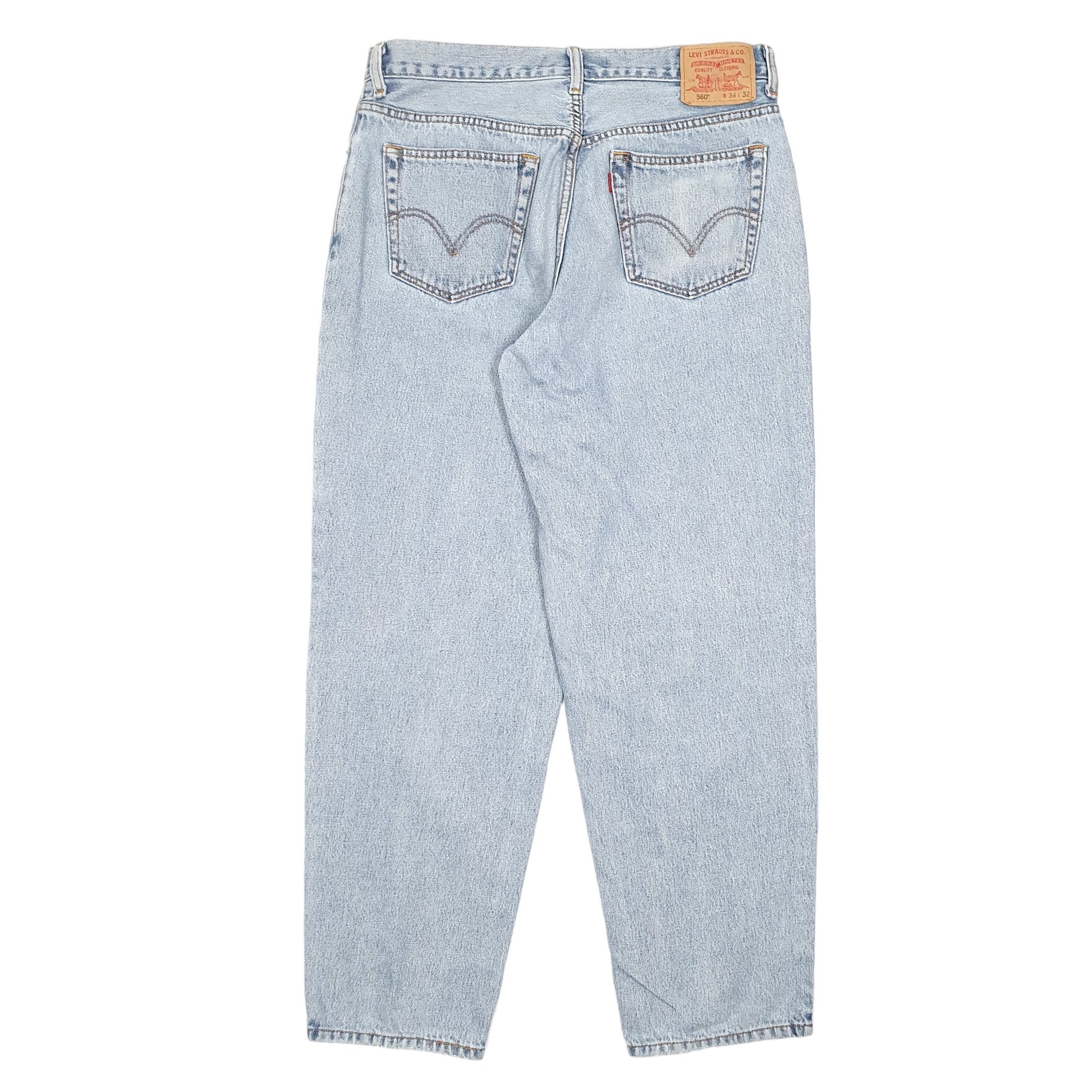 Mens Blue Levis Comfort Fit 560 JeansW34 L32