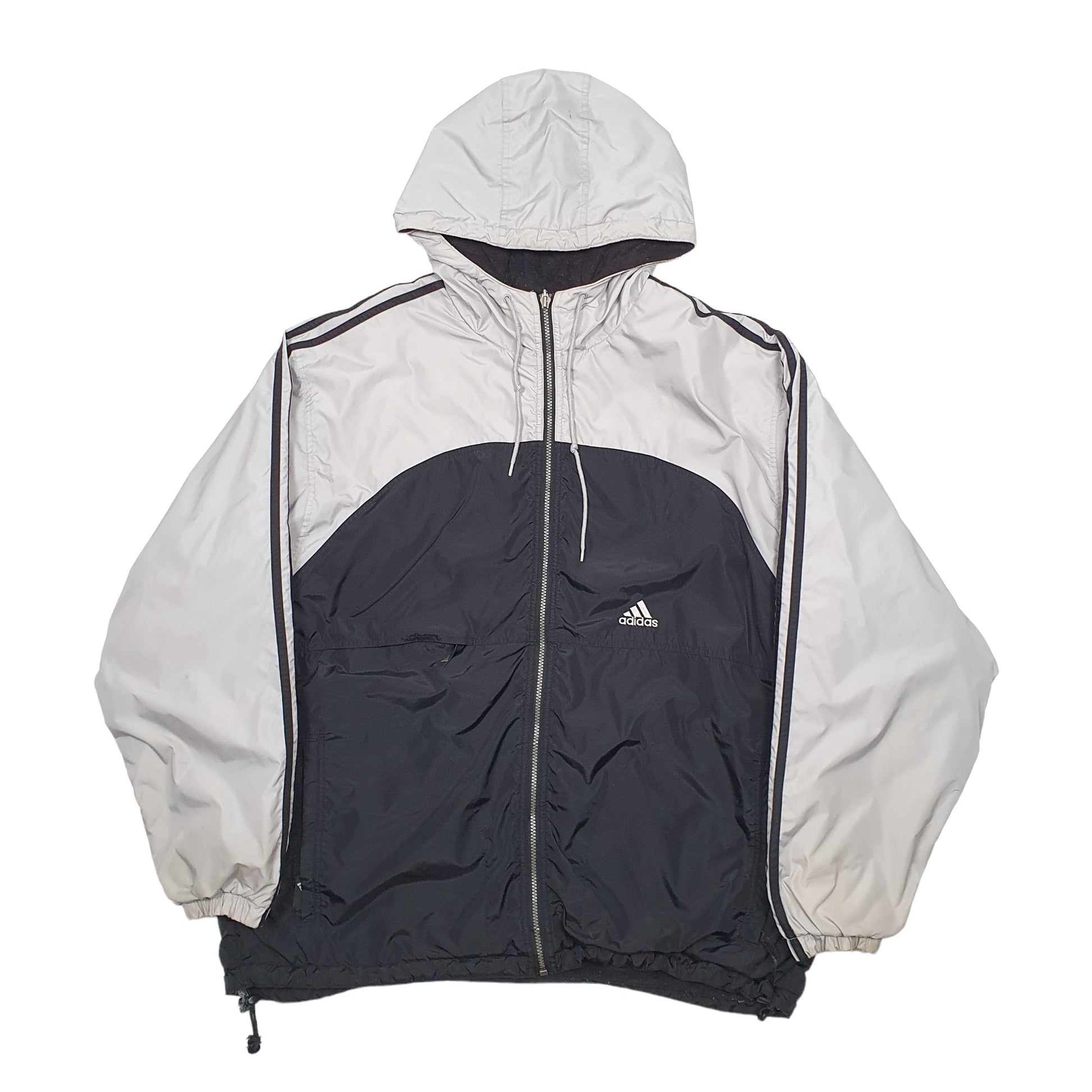 Mens Black Adidas Vintage  Coat