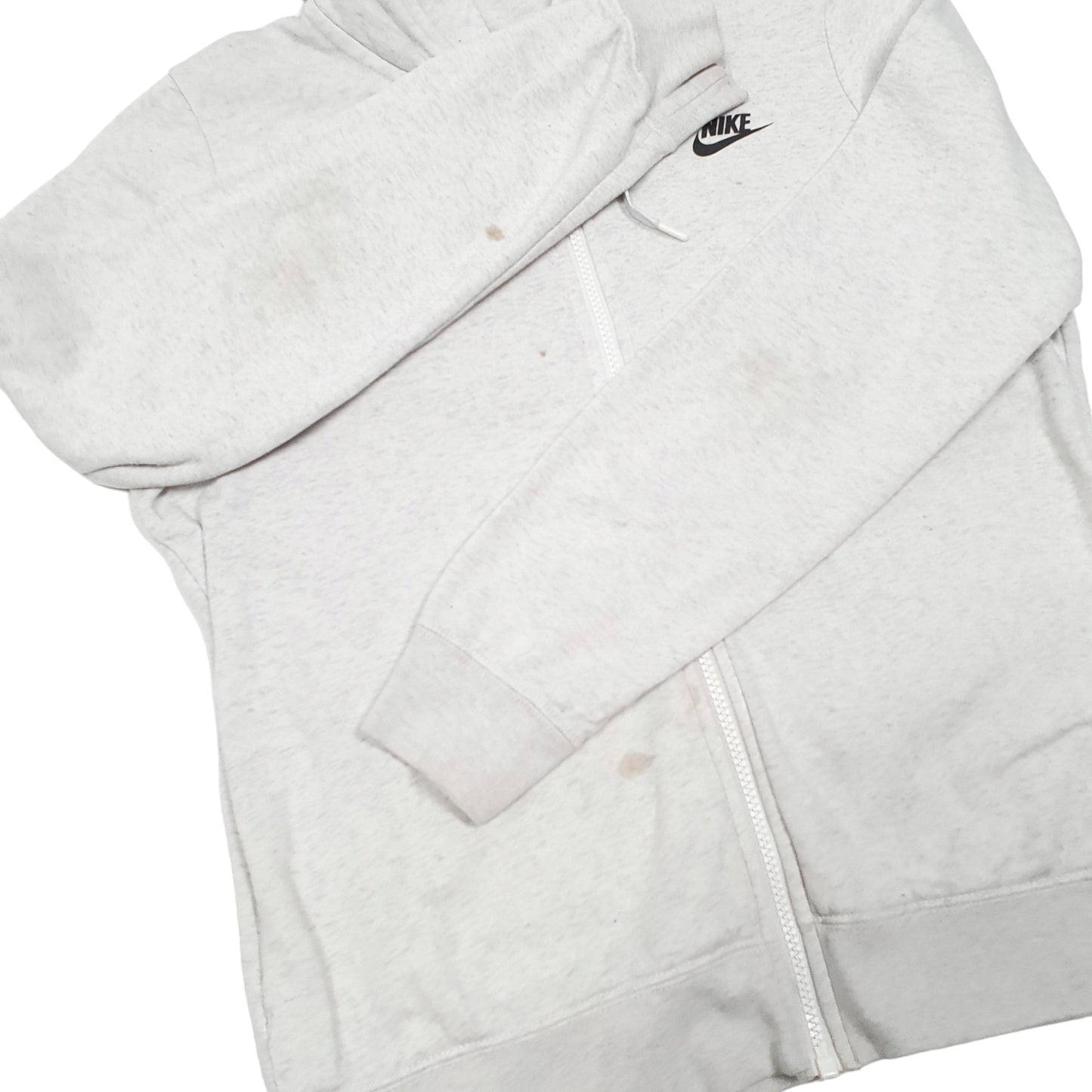 Mens Grey Nike Hoodie Full Zip Jumper