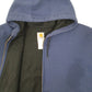 Mens Navy Carhartt J149 Thermal Lined Hoodie Active Jacket Full Zip Jumper