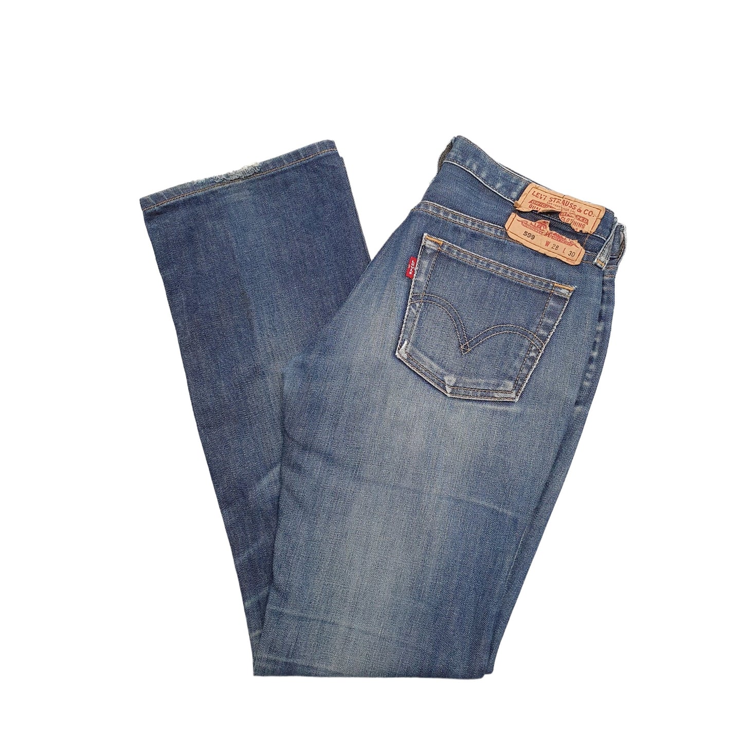 Womens Blue Levis  599 JeansW28 L30