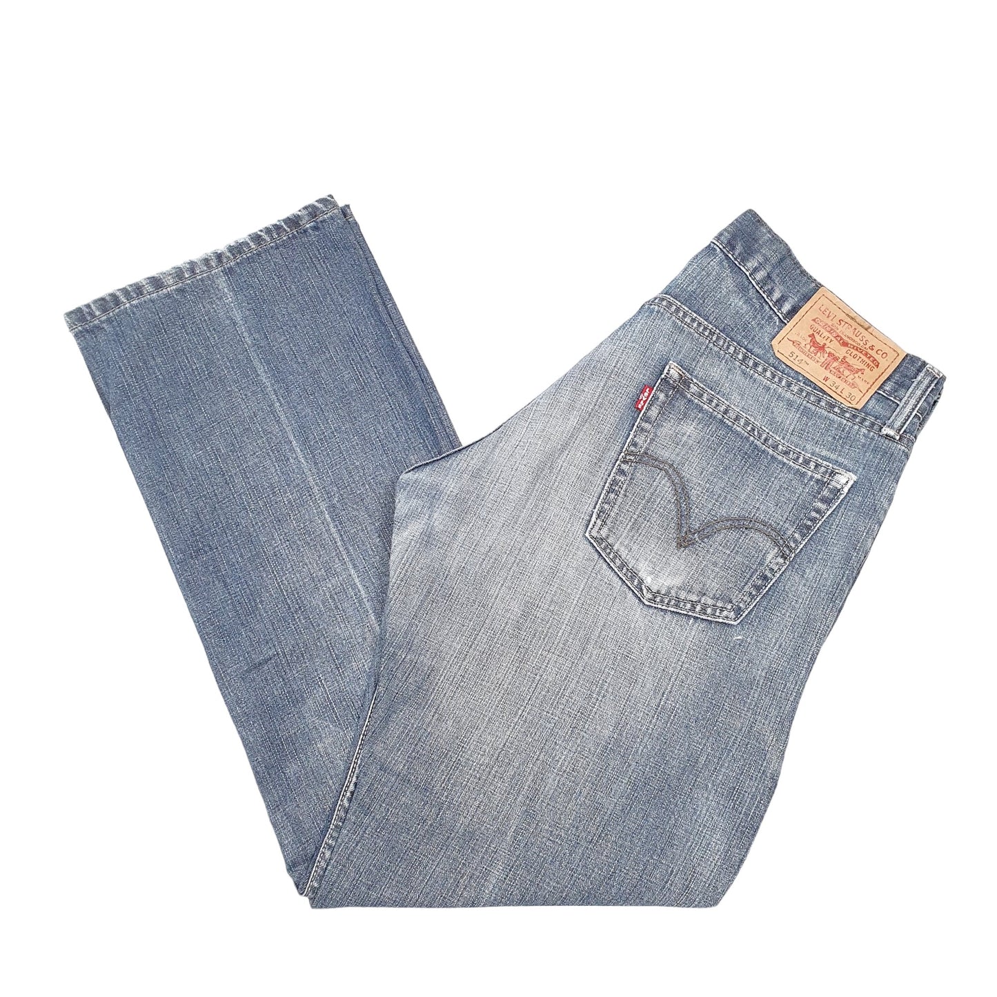 Mens Blue Levis  514 JeansW34 L30