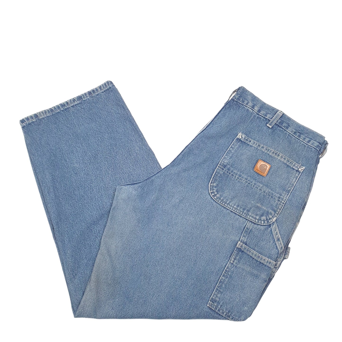 Mens Blue Carhartt Carpenter B13 JeansW40 L30