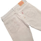 Mens Beige Levis  513 JeansW32 L32
