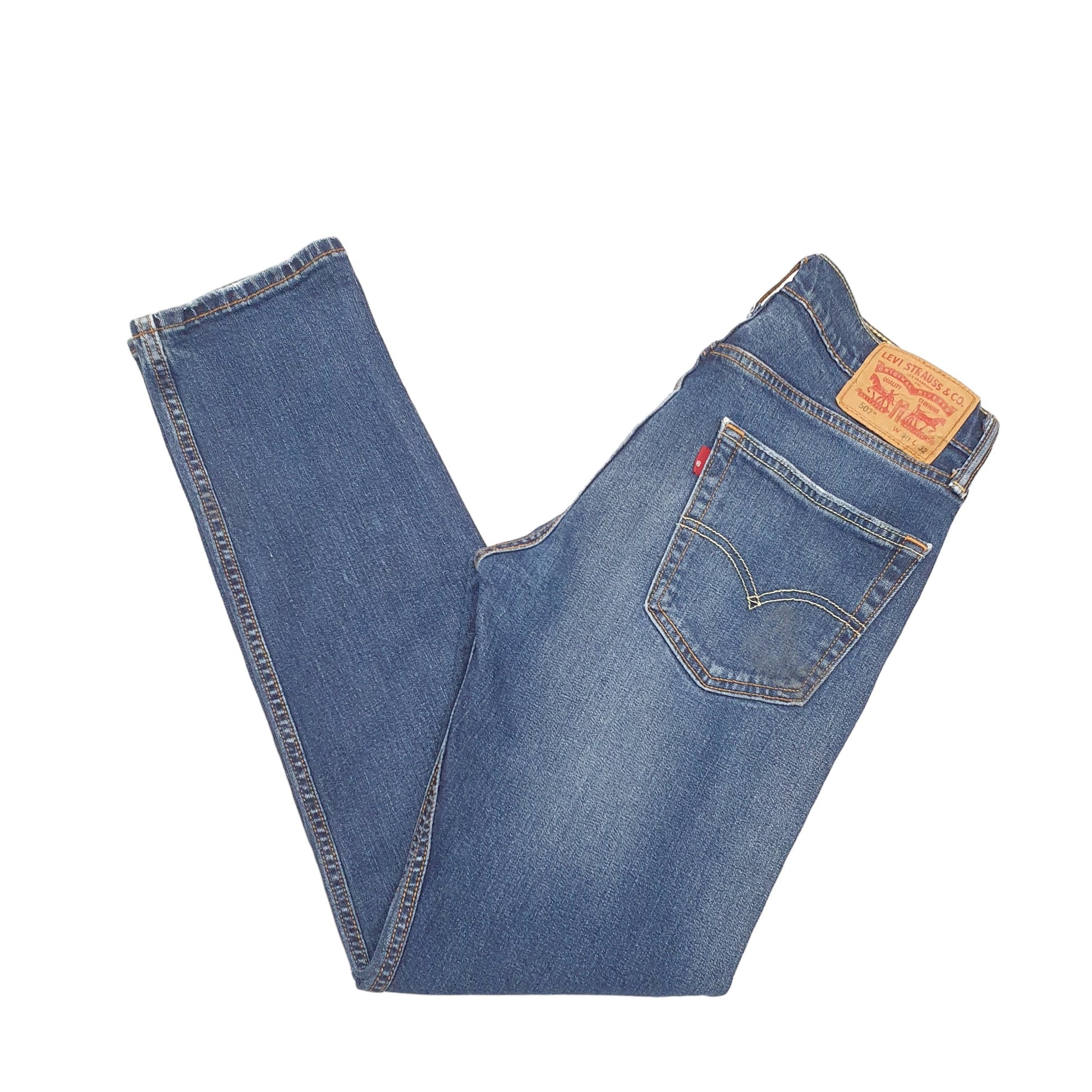Mens Blue Levis Tapered 502 JeansW30 L30