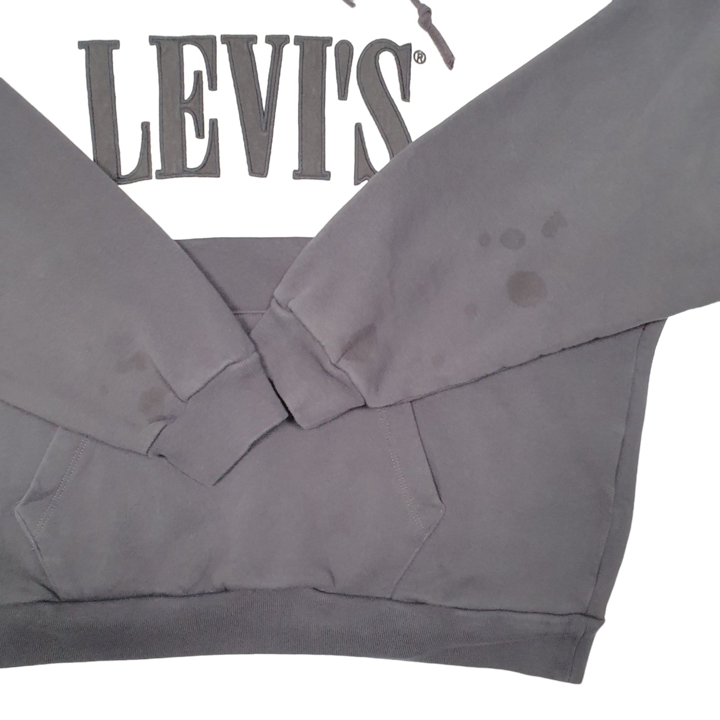 Womens Grey Levis  Hoodie Jumper