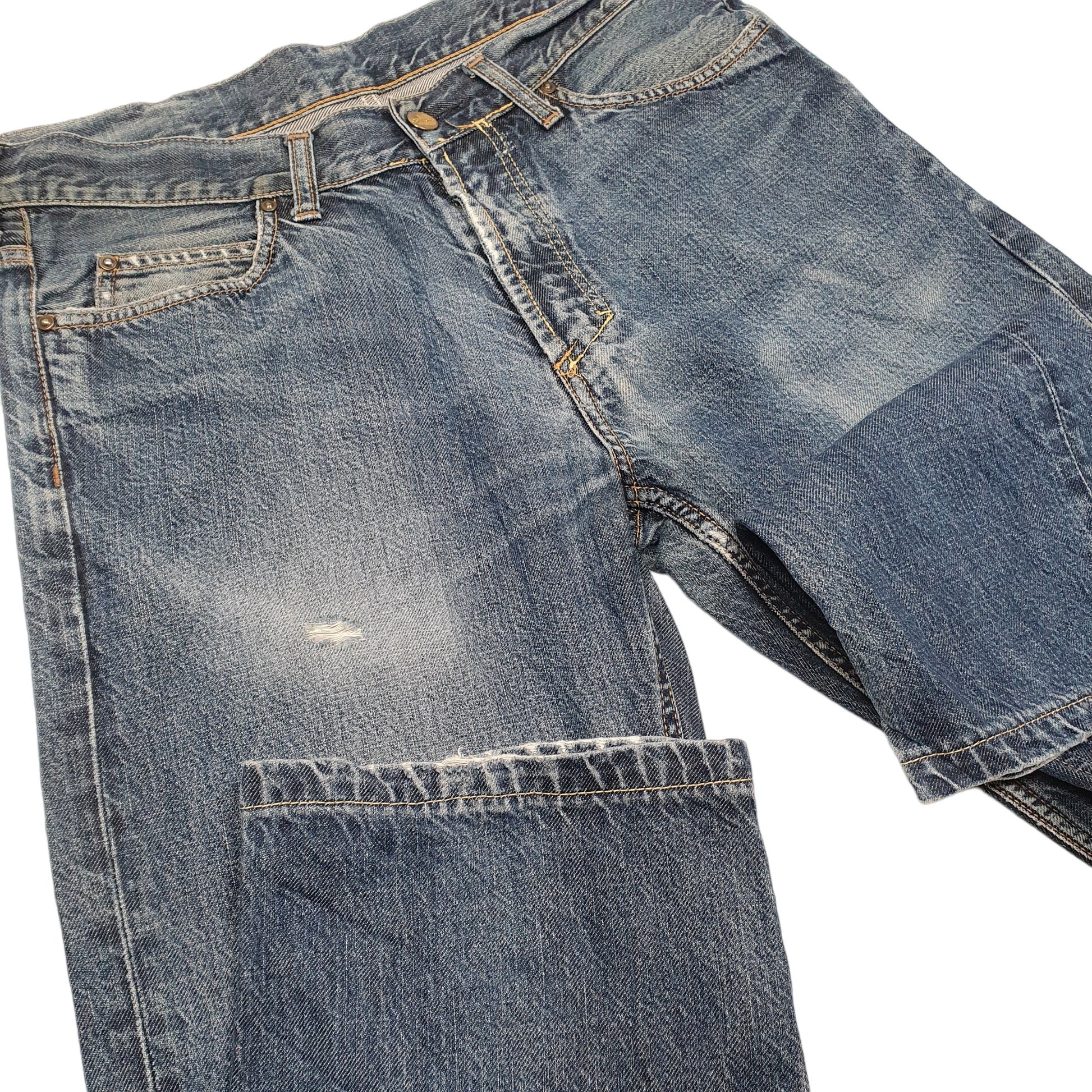 Mens Blue Carhartt Texas Pant Casual JeansW32 L30