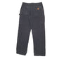 Mens Black Carhartt B111 Lined Thermal Winter Carpenter Trousers