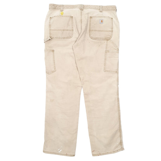 Womens Tan Carhartt Carpenter Carpenter Trousers