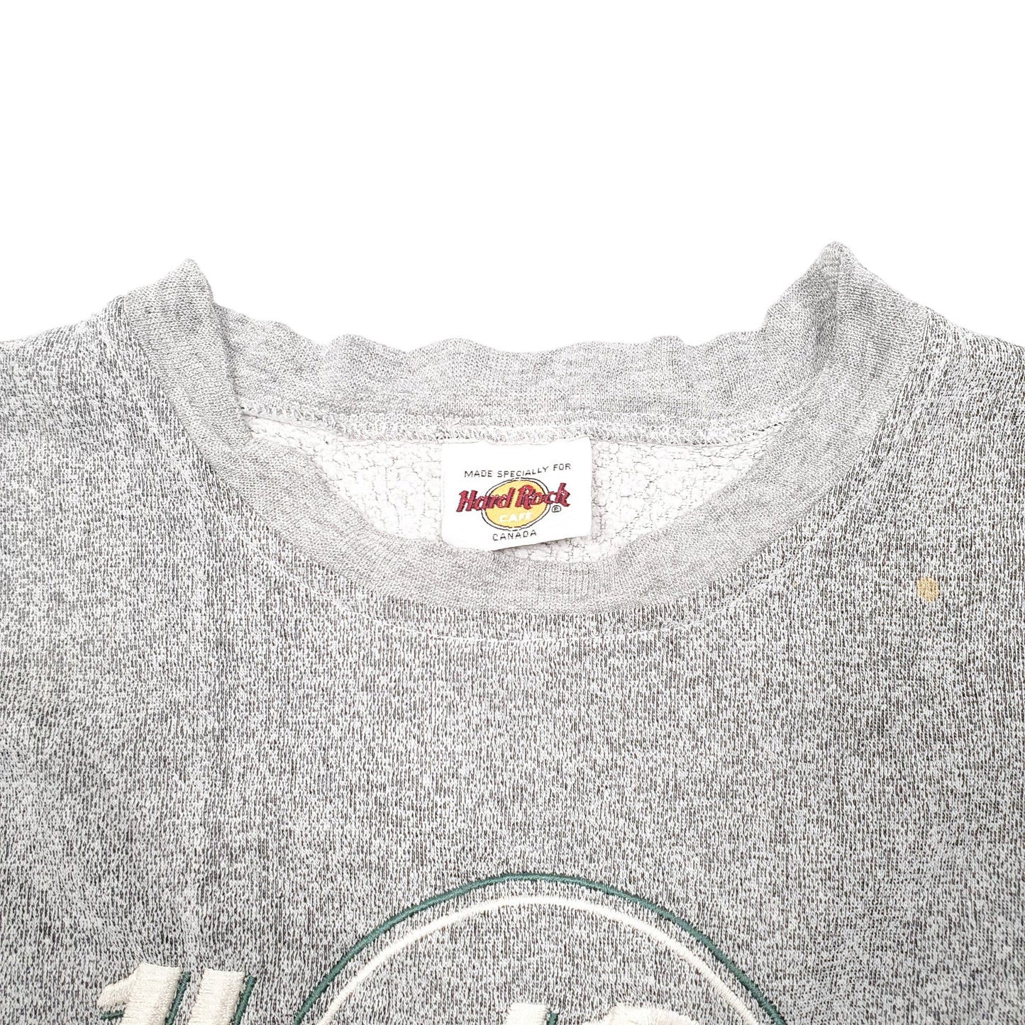 Mens Grey Hard Rock Cafe Vintage Canada Niagra Falls Crewneck Jumper