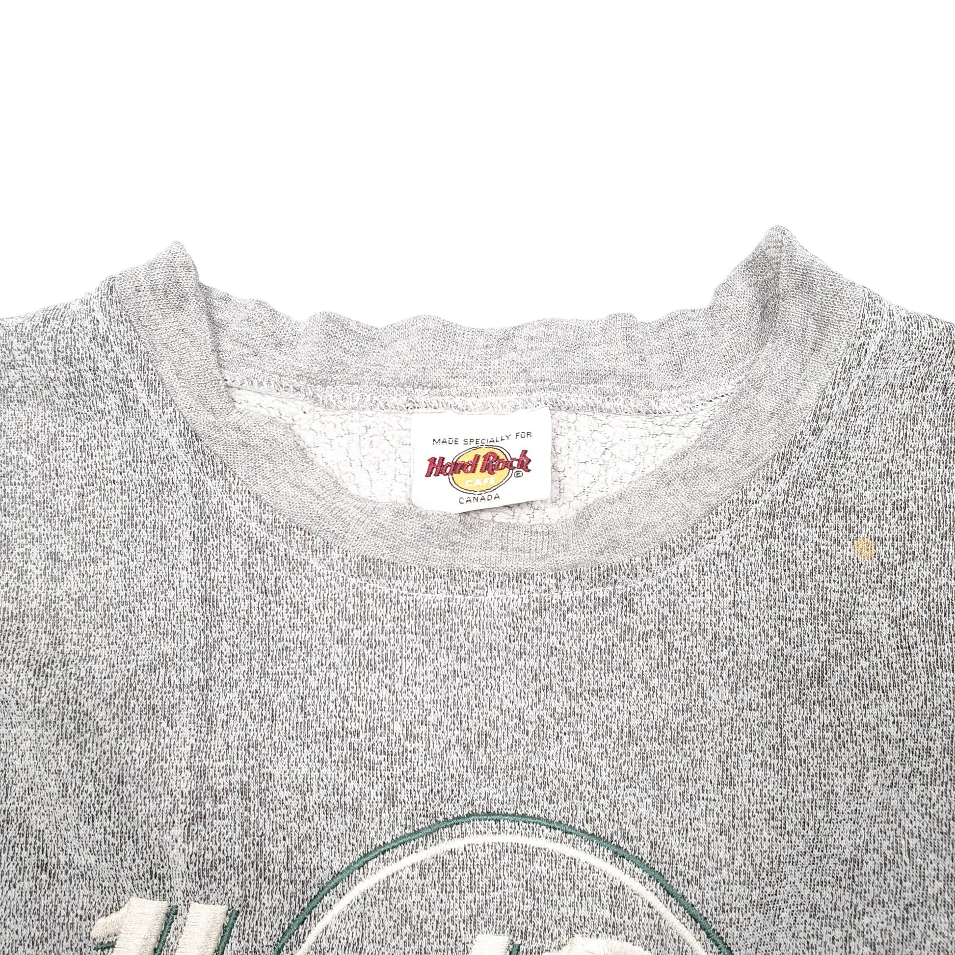 Mens Grey Hard Rock Cafe Vintage Canada Niagra Falls Crewneck Jumper