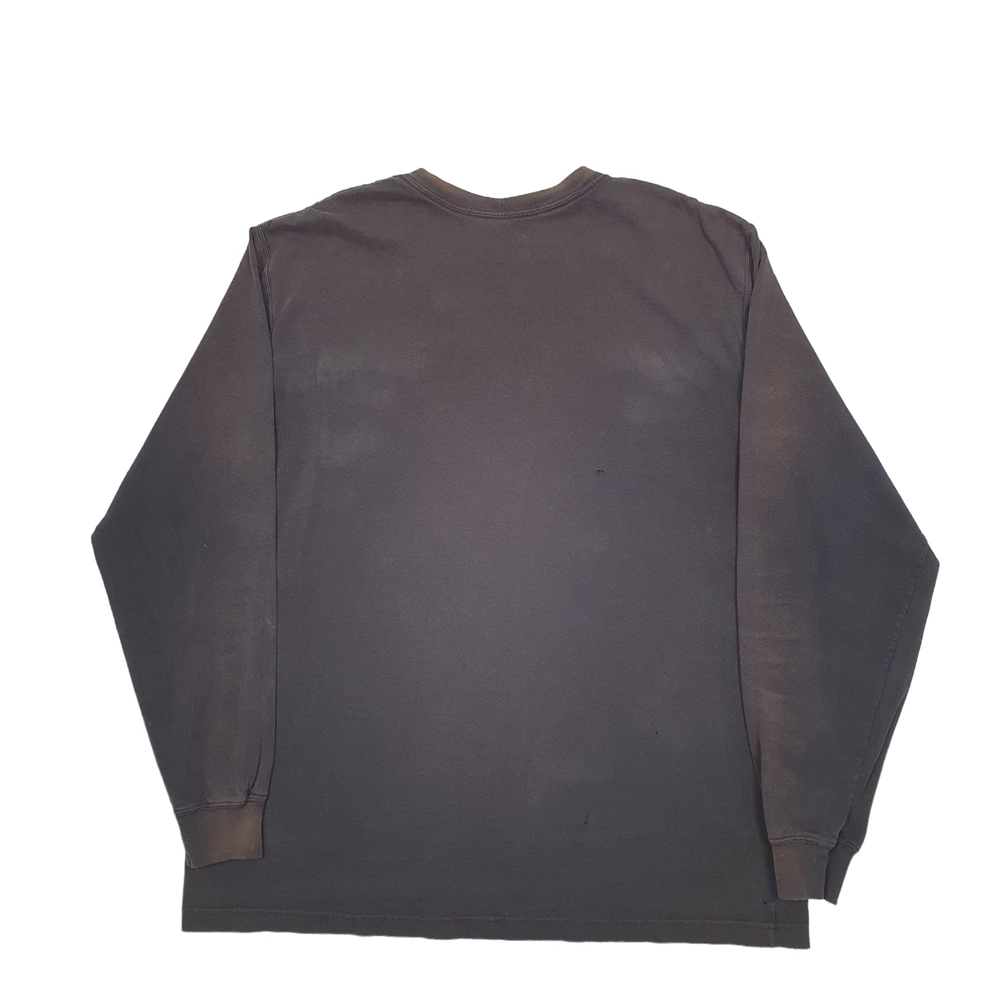 Mens Black Carhartt  Long Sleeve T Shirt