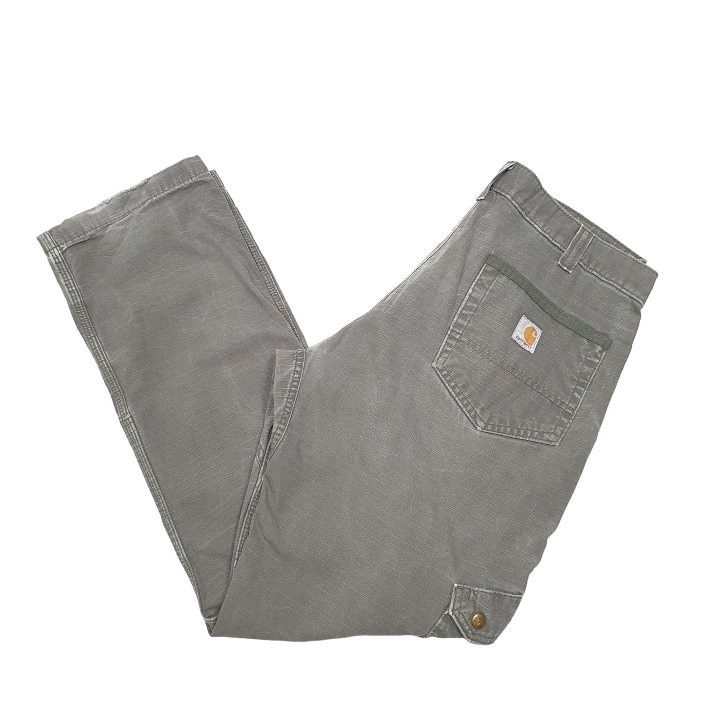 Mens Khaki Carhartt B342 Relaxed Utility Ripstop Cargo Trousers