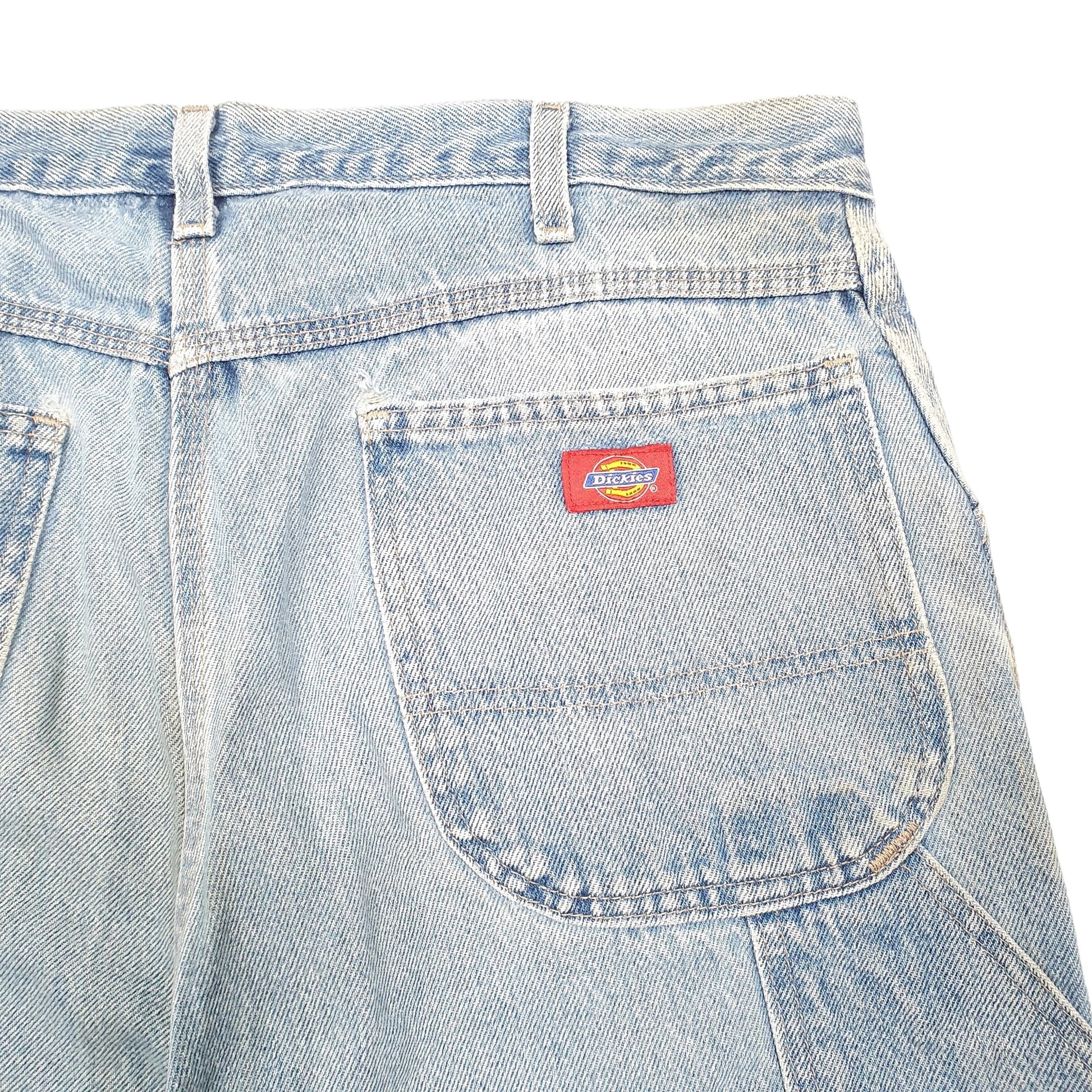 Mens Blue Dickies Carpenter Denim Shorts