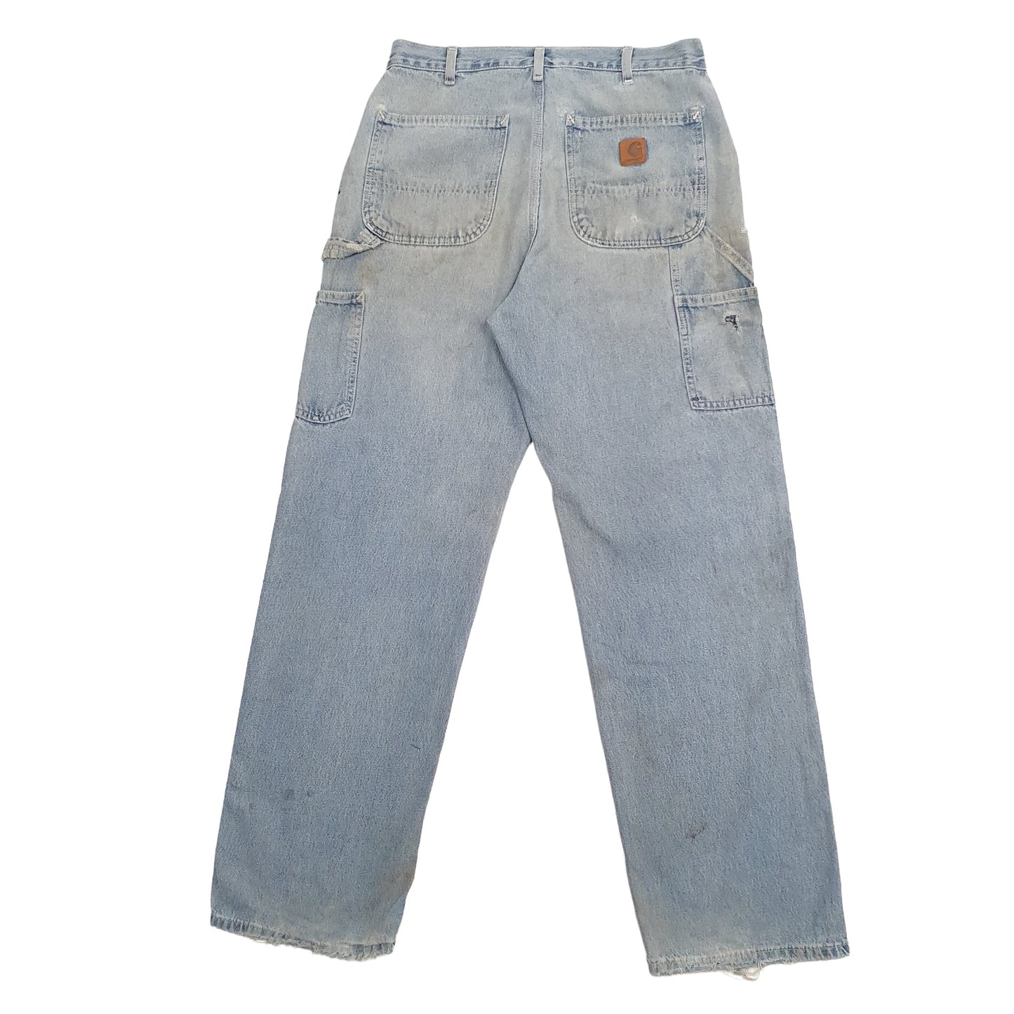 Mens Blue Carhartt B13 Carpenter JeansW32 L32