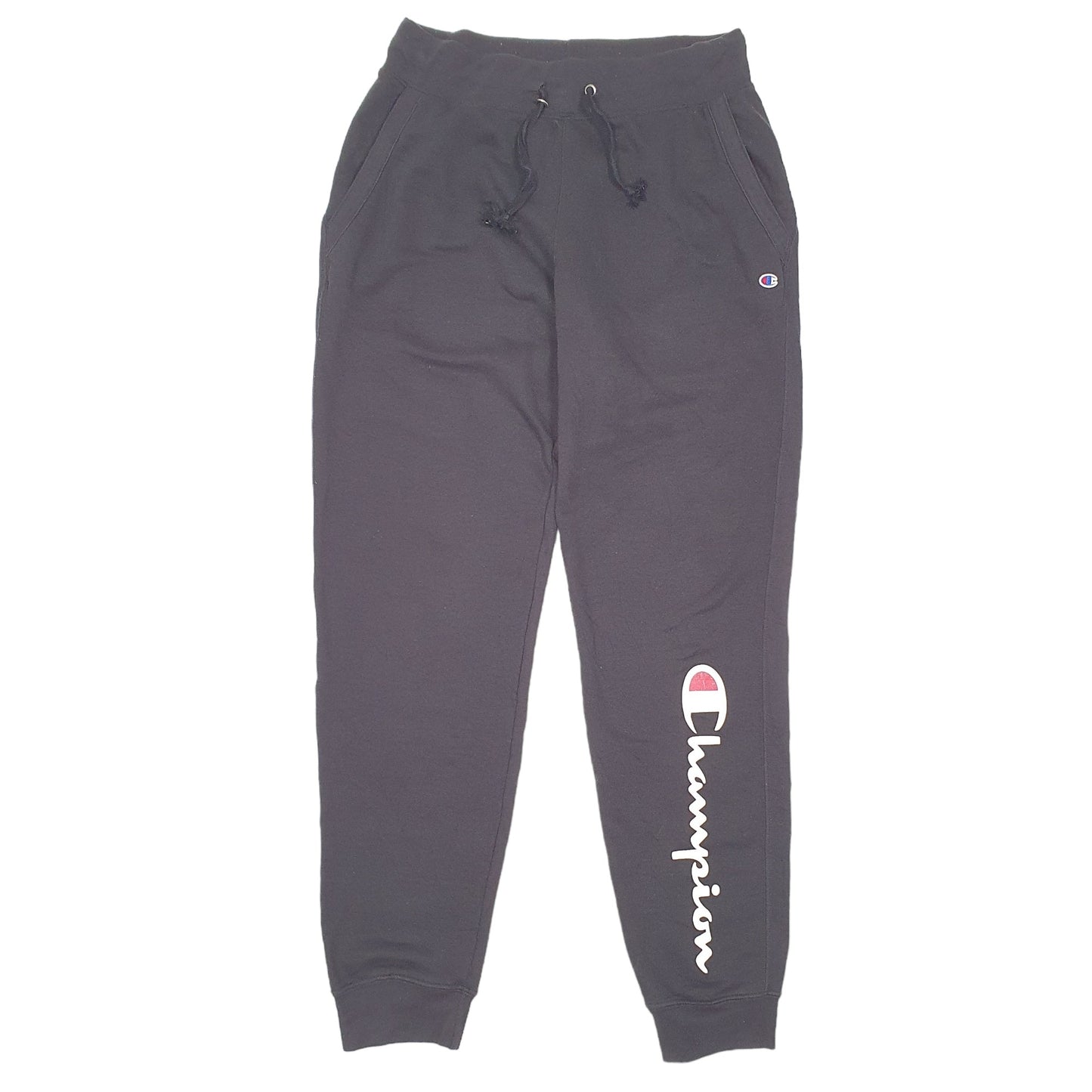 Mens Black Champion  Jogger Trousers