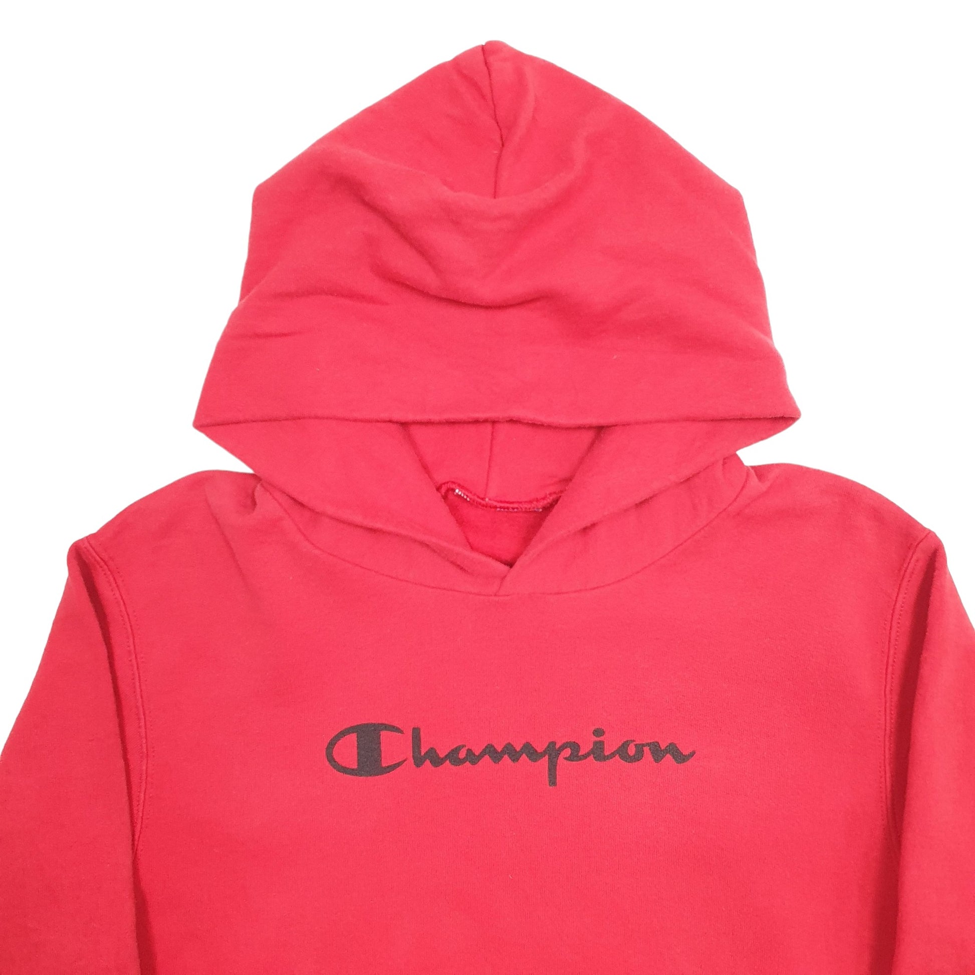 Womens Champion Red Hoodie Jumper S – Bundl Clothing