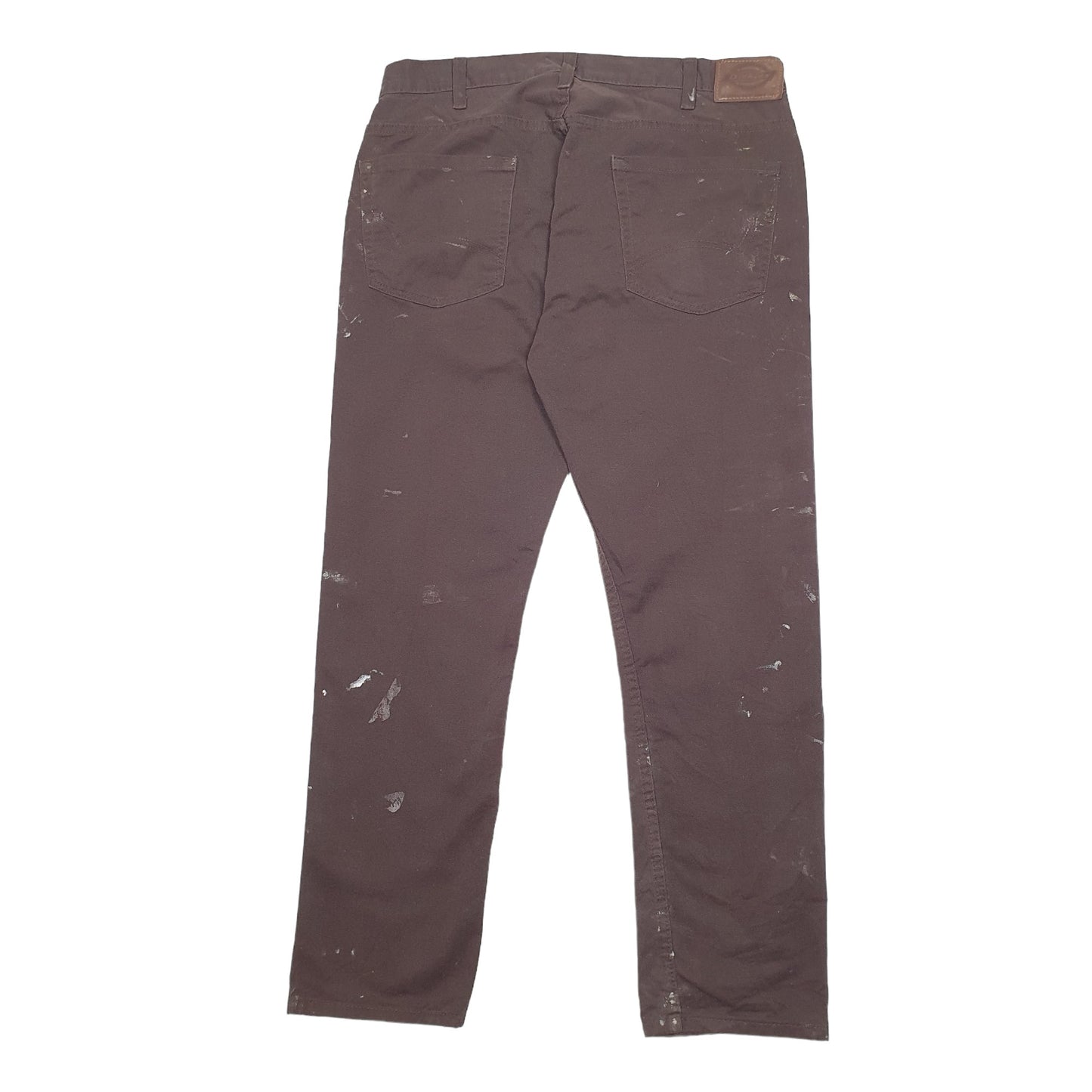 Mens Brown Dickies  Chino Trousers
