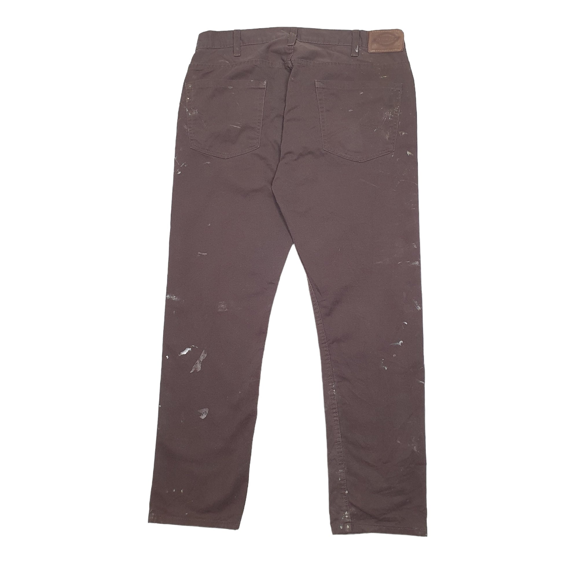 Mens Brown Dickies  Chino Trousers