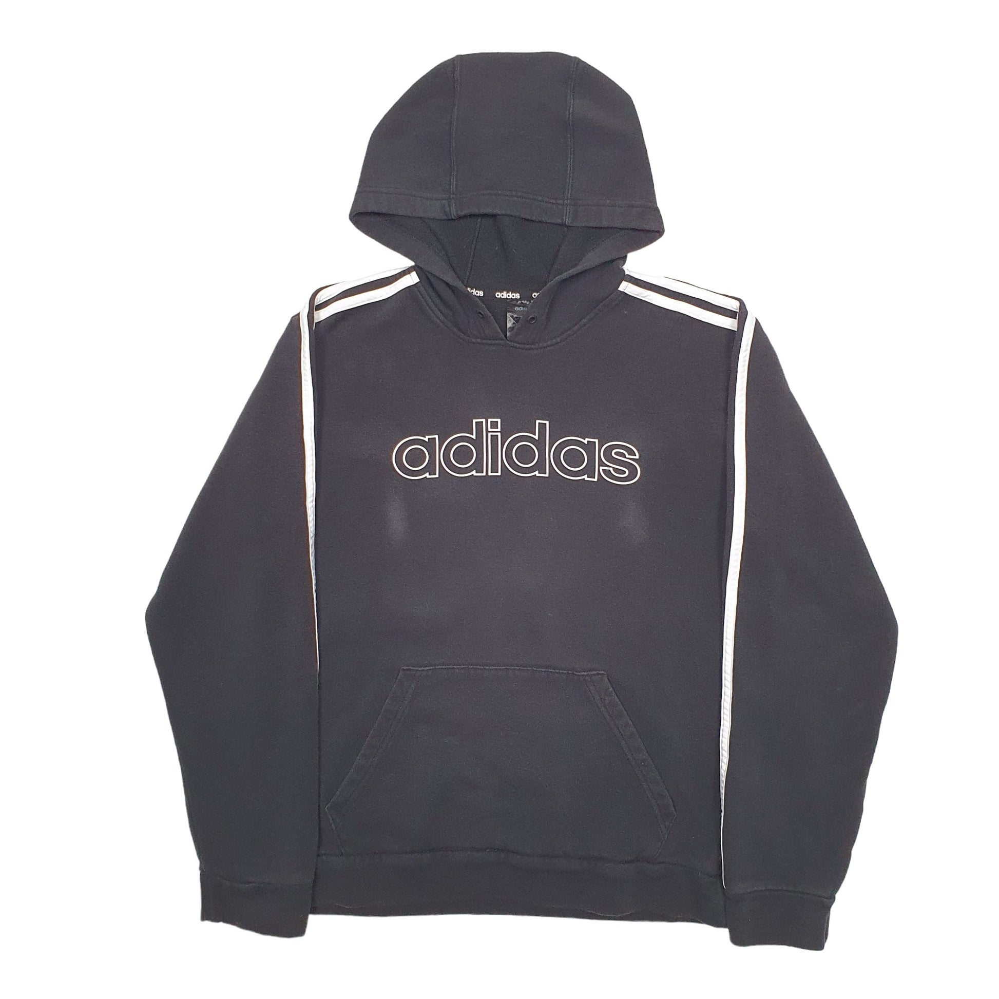Mens Black Adidas  Hoodie Jumper