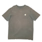 Mens Khaki Carhartt Pocket Short Sleeve T Shirt