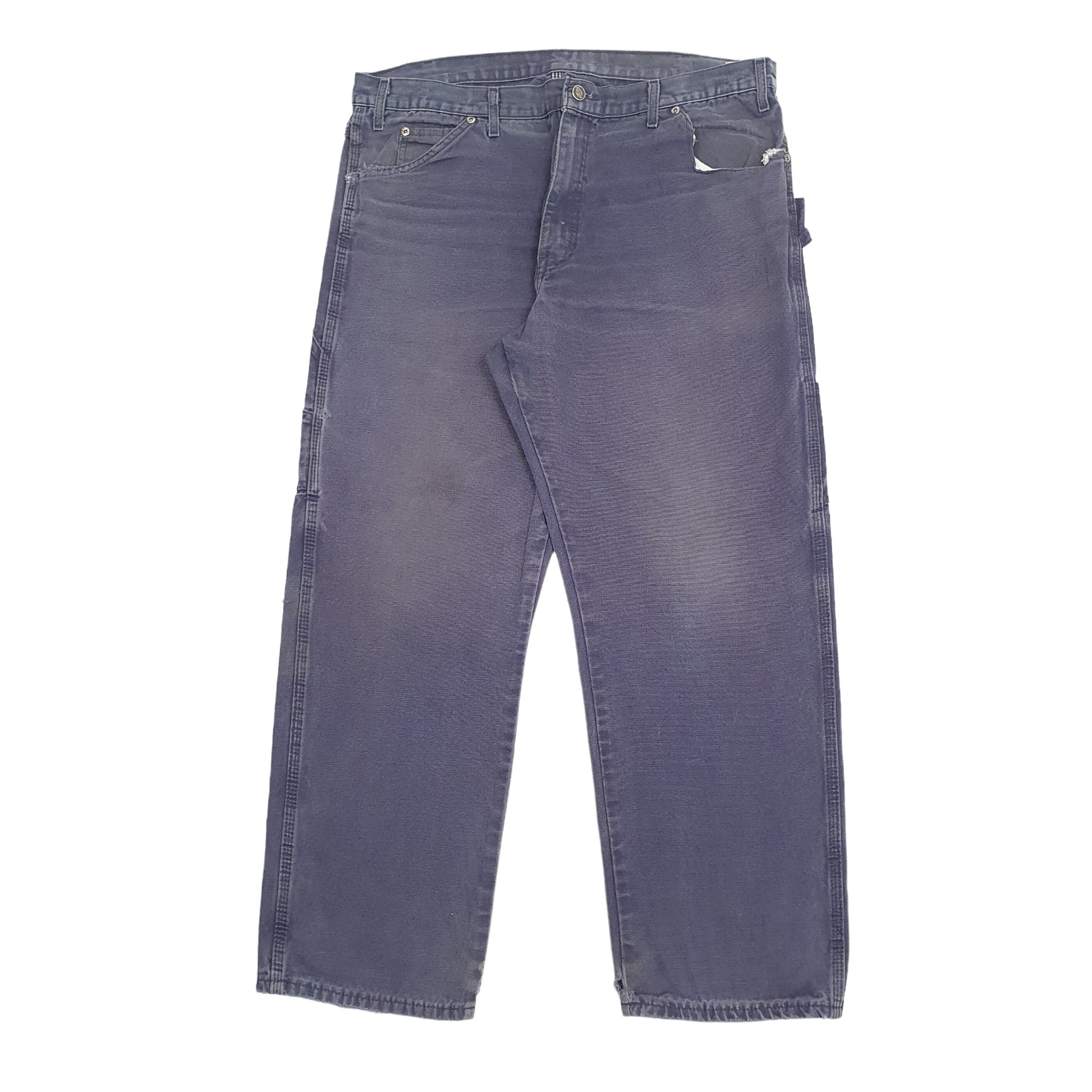 Mens Blue Dickies  Carpenter Trousers