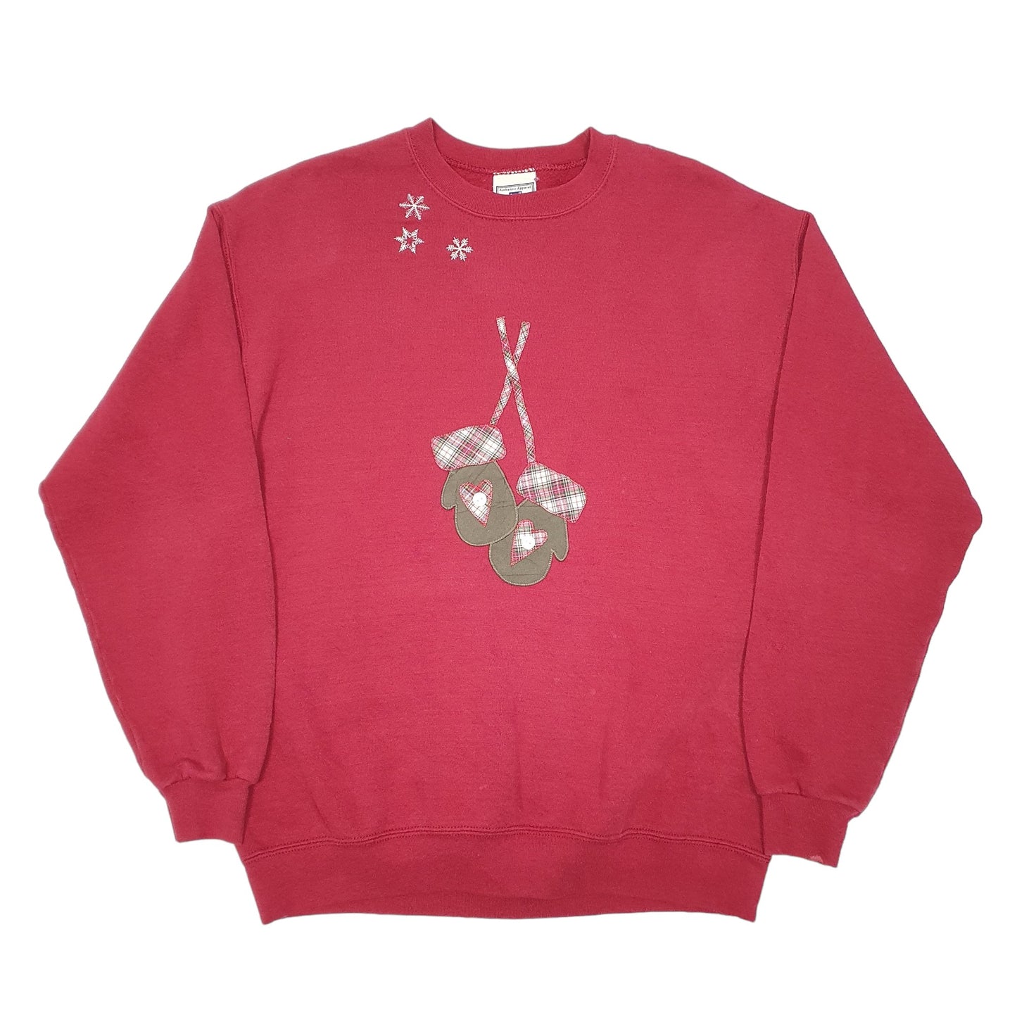 Womens Burgundy Lee  Crewneck Jumper