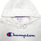 Womens White Champion  Hoodie Jumper