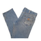 Mens Blue Carhartt B480 Carpenter JeansW38 L30