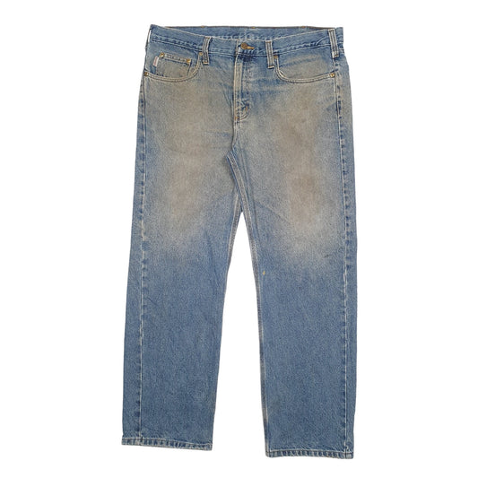 Mens Blue Carhartt B480 Carpenter JeansW38 L30