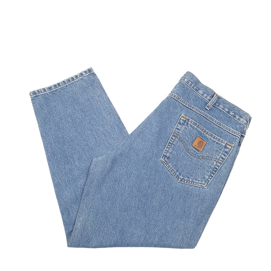 Mens Blue Carhartt Relaxed B17 JeansW38 L28